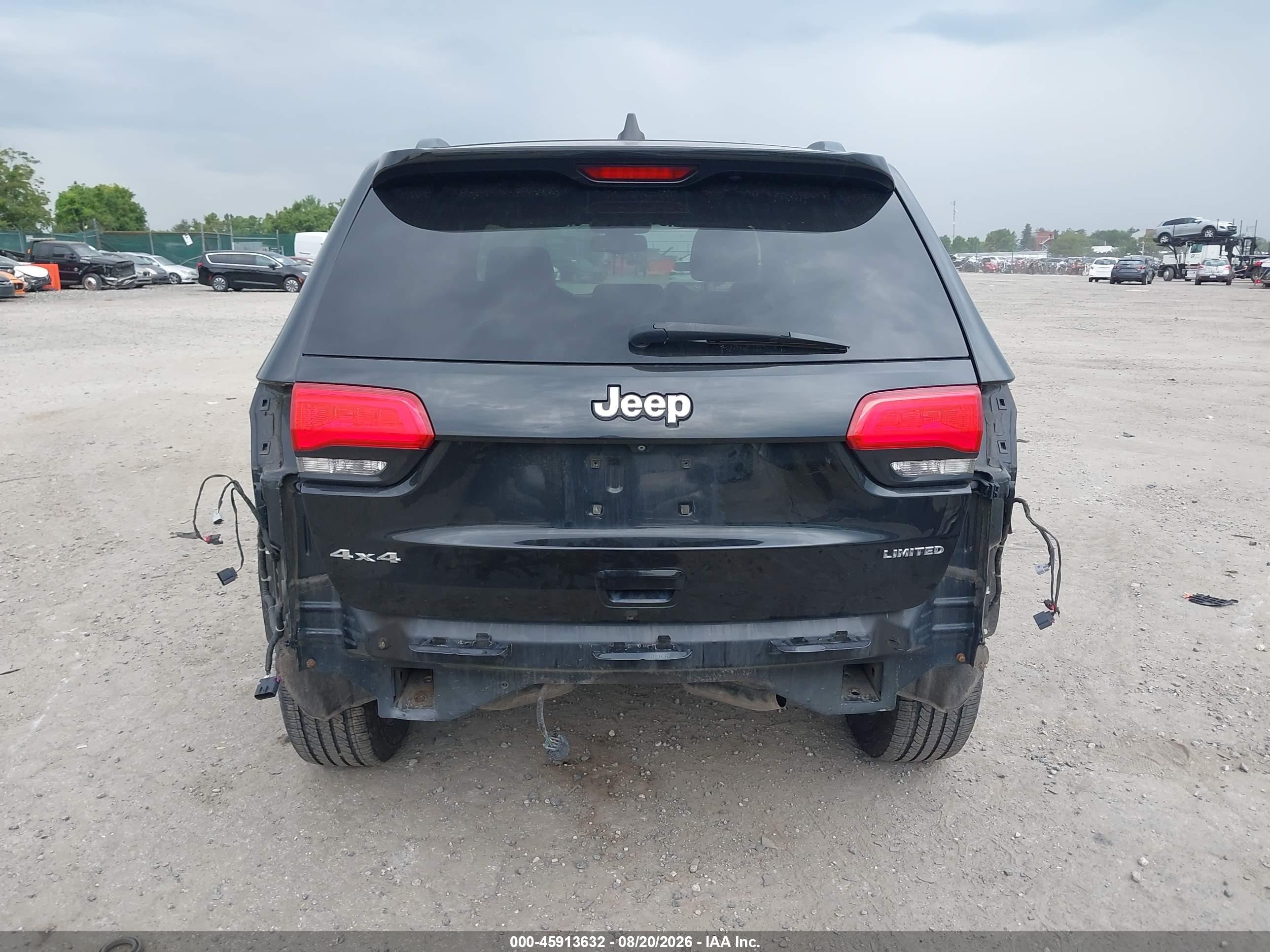 2014 Jeep Grand Cherokee Limited Черный vin: 1C4RJFBG8EC395987