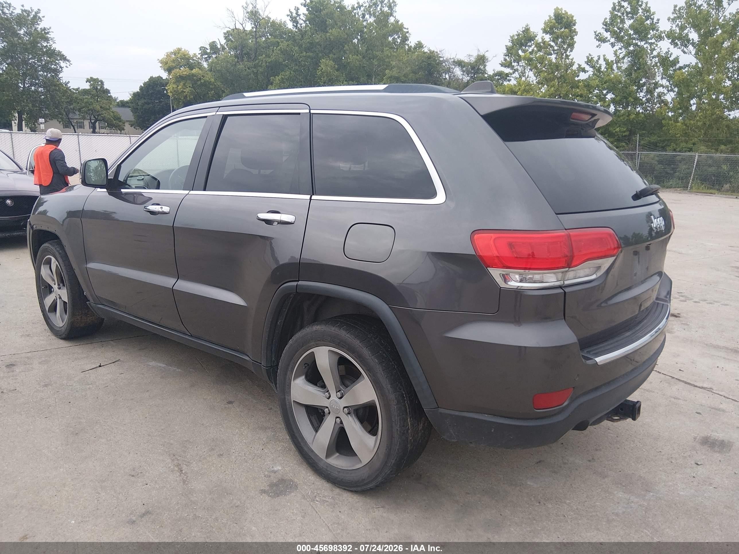 2014 Jeep Grand Cherokee Limited Beige vin: 1C4RJFBG8EC407944