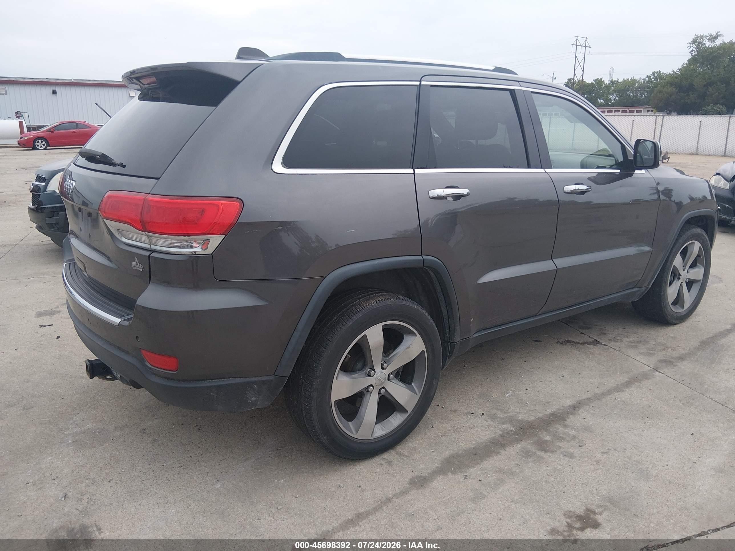2014 Jeep Grand Cherokee Limited Beige vin: 1C4RJFBG8EC407944