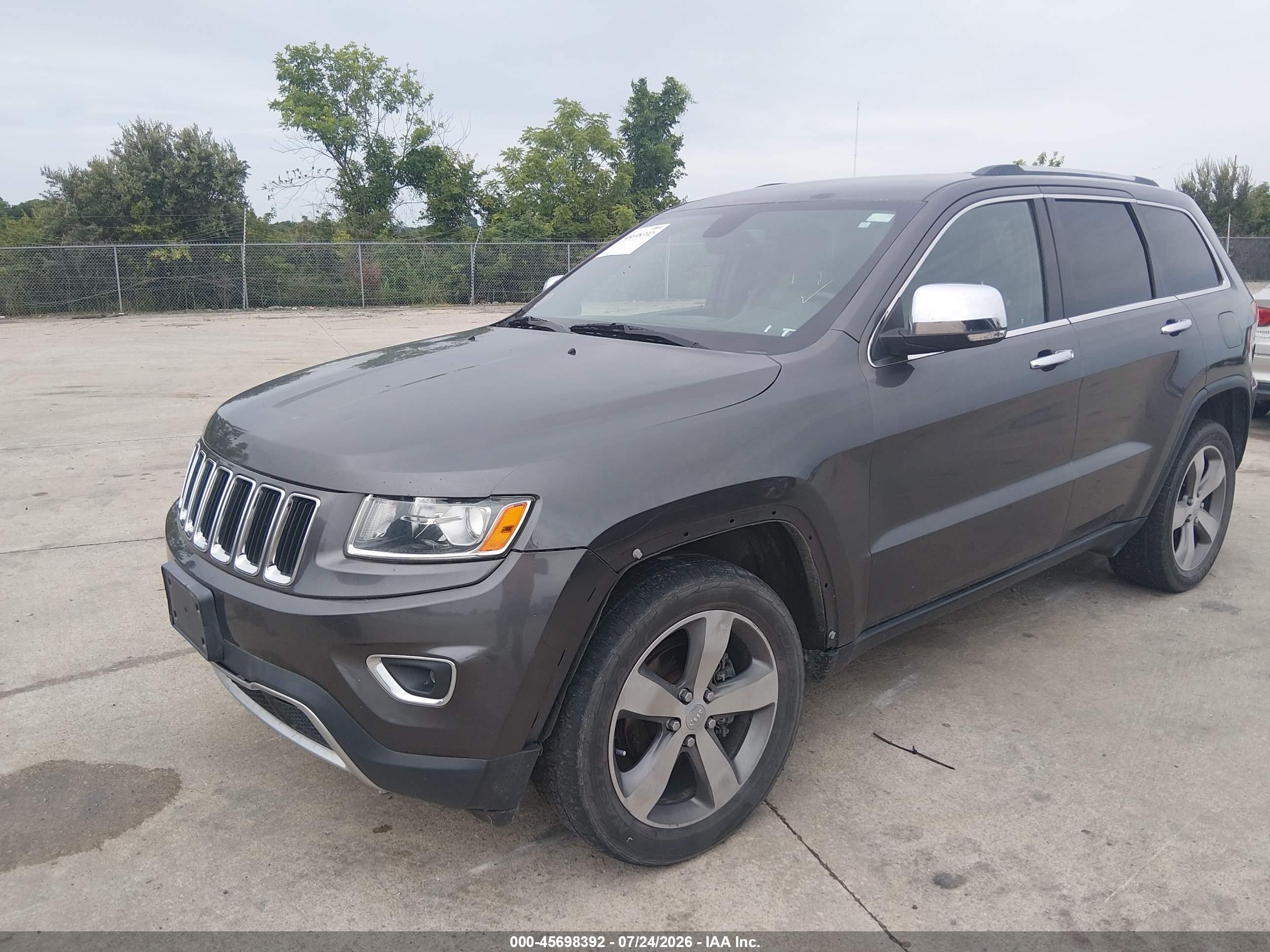2014 Jeep Grand Cherokee Limited Beige vin: 1C4RJFBG8EC407944
