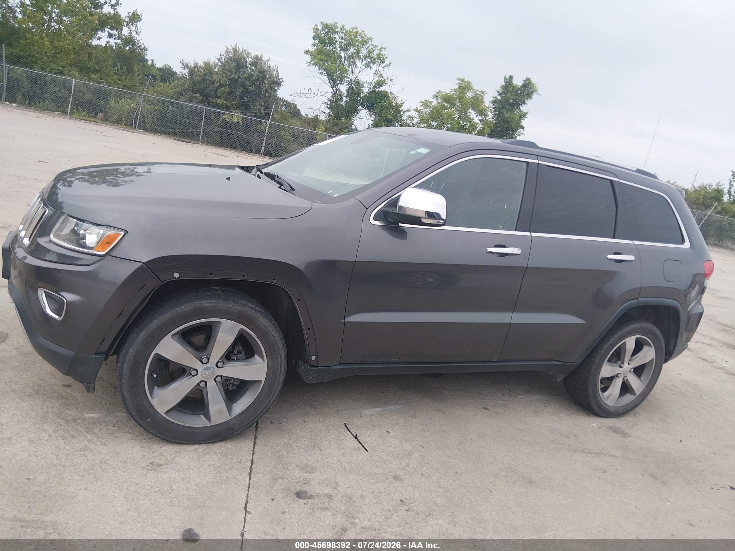 2014 Jeep Grand Cherokee Limited Beige vin: 1C4RJFBG8EC407944