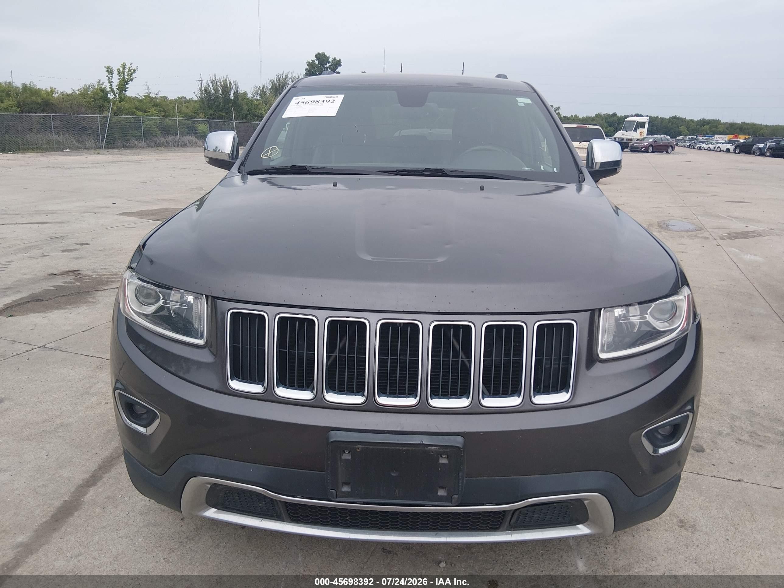 2014 Jeep Grand Cherokee Limited Beige vin: 1C4RJFBG8EC407944