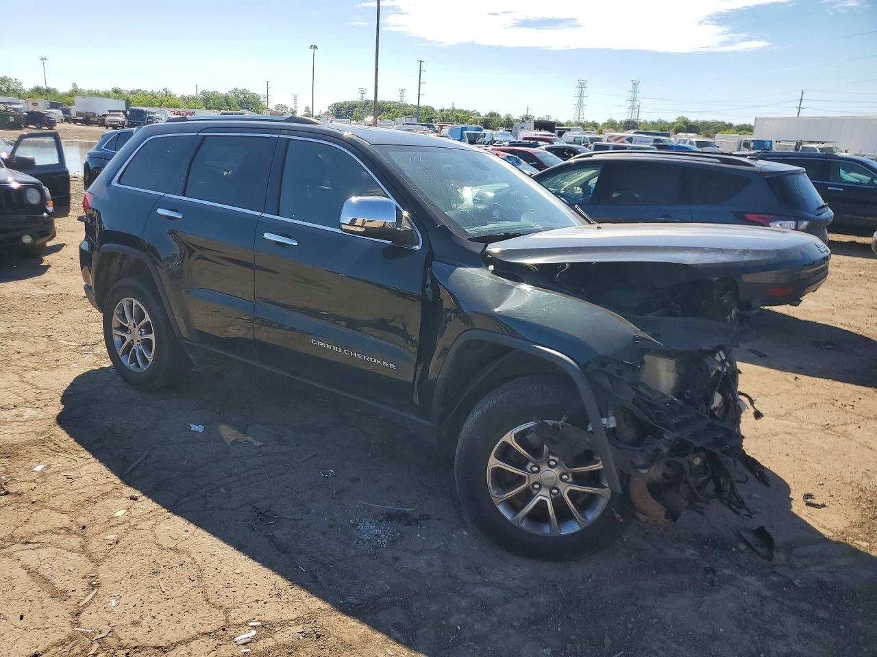2014 Jeep Grand Cherokee Limited Green vin: 1C4RJFBG8EC478660
