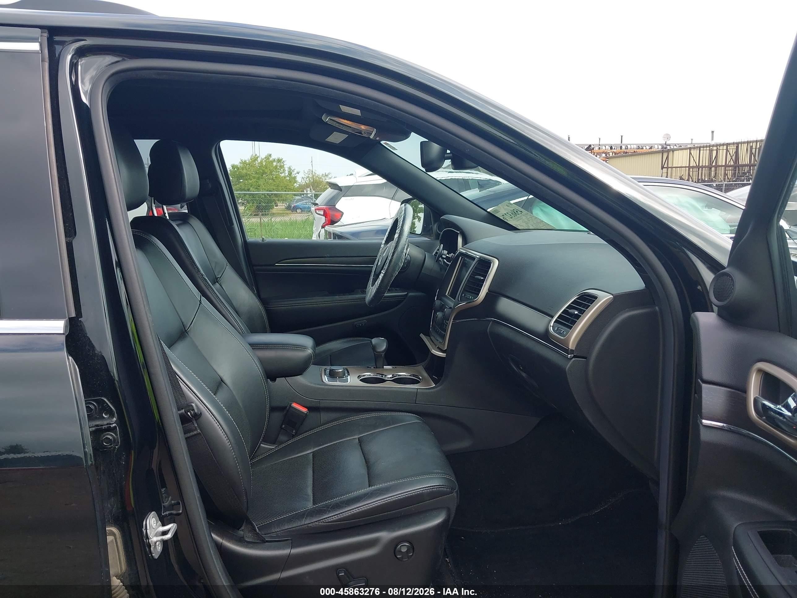 2014 Jeep Grand Cherokee Limited Black vin: 1C4RJFBG8EC482708