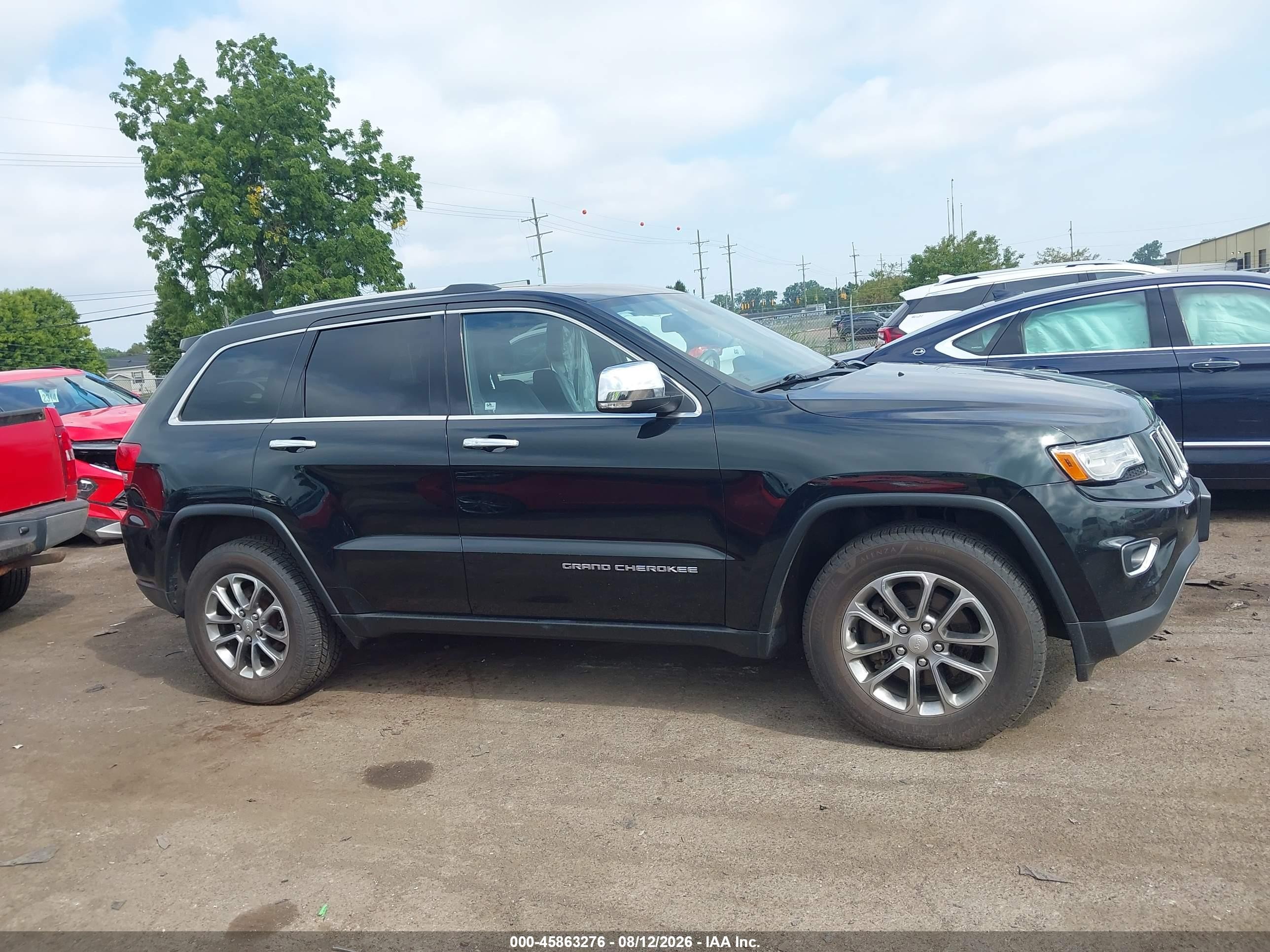 2014 Jeep Grand Cherokee Limited Black vin: 1C4RJFBG8EC482708