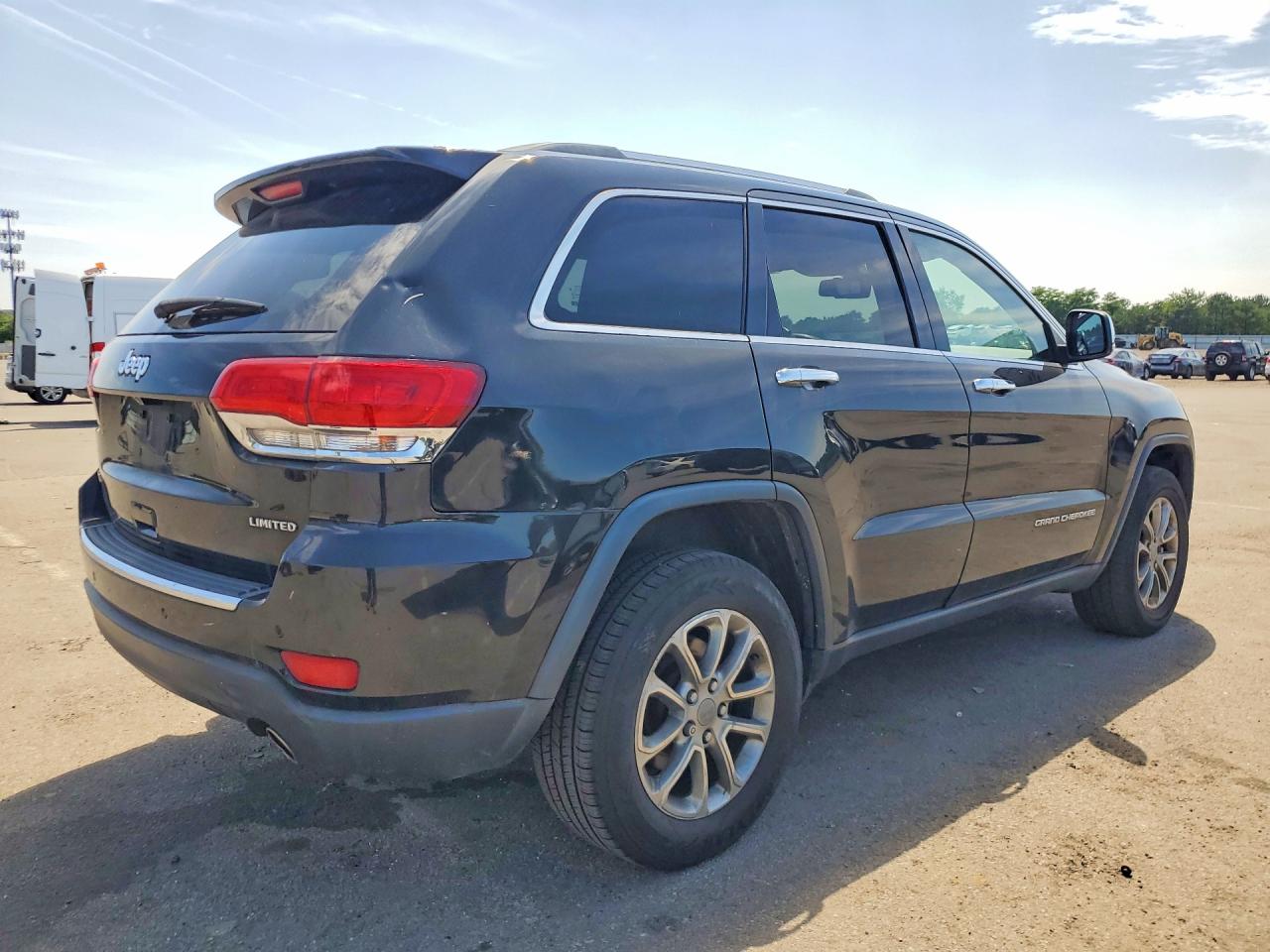 2014 Jeep Grand Cherokee Limited Black vin: 1C4RJFBG8EC487889