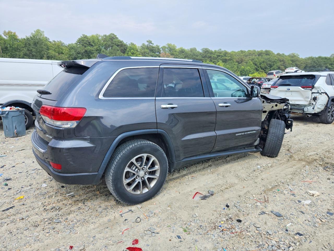 2014 Jeep Grand Cherokee Limited Gray vin: 1C4RJFBG8EC497208
