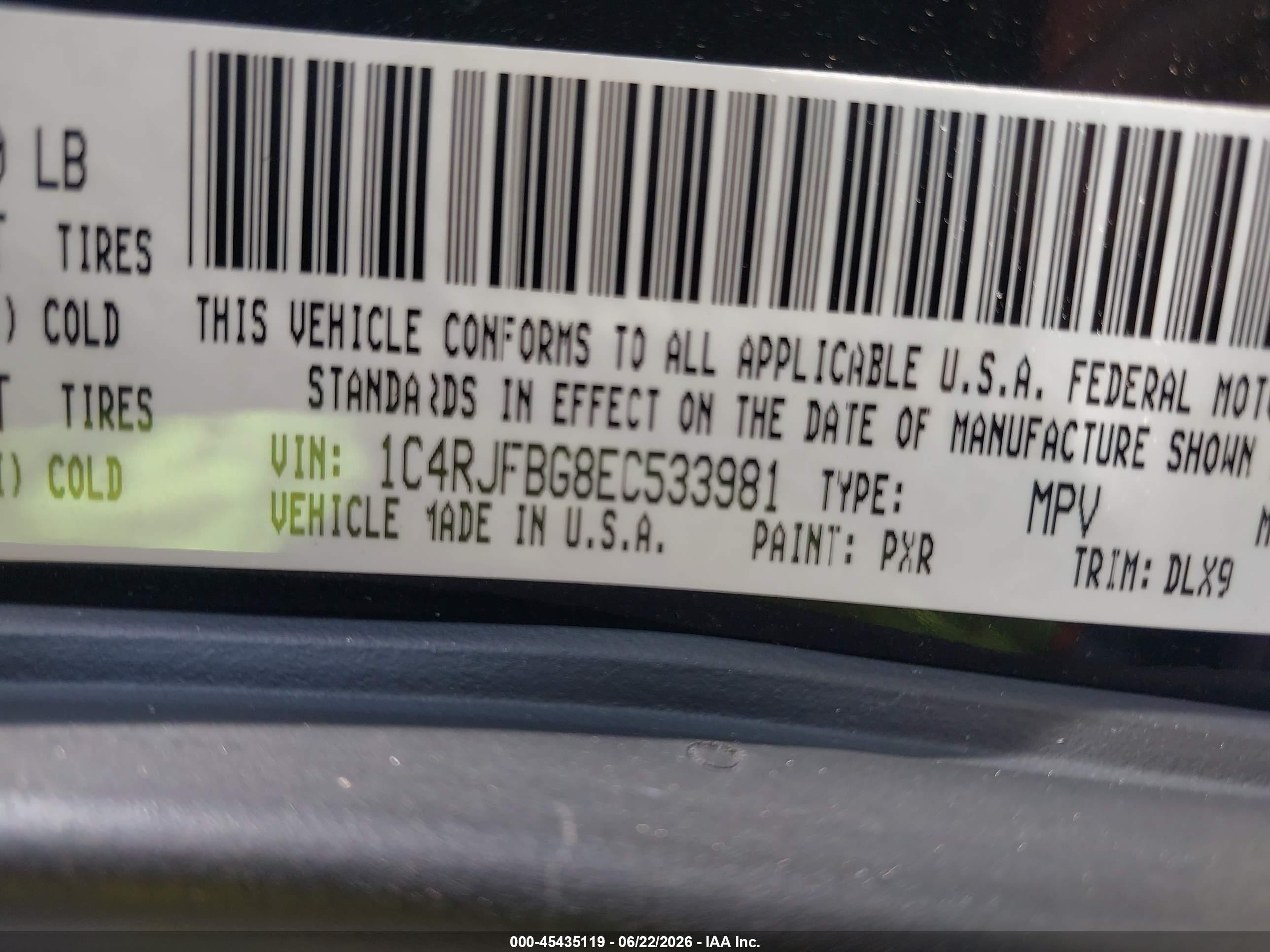 2014 Jeep Grand Cherokee Limited Black vin: 1C4RJFBG8EC533981