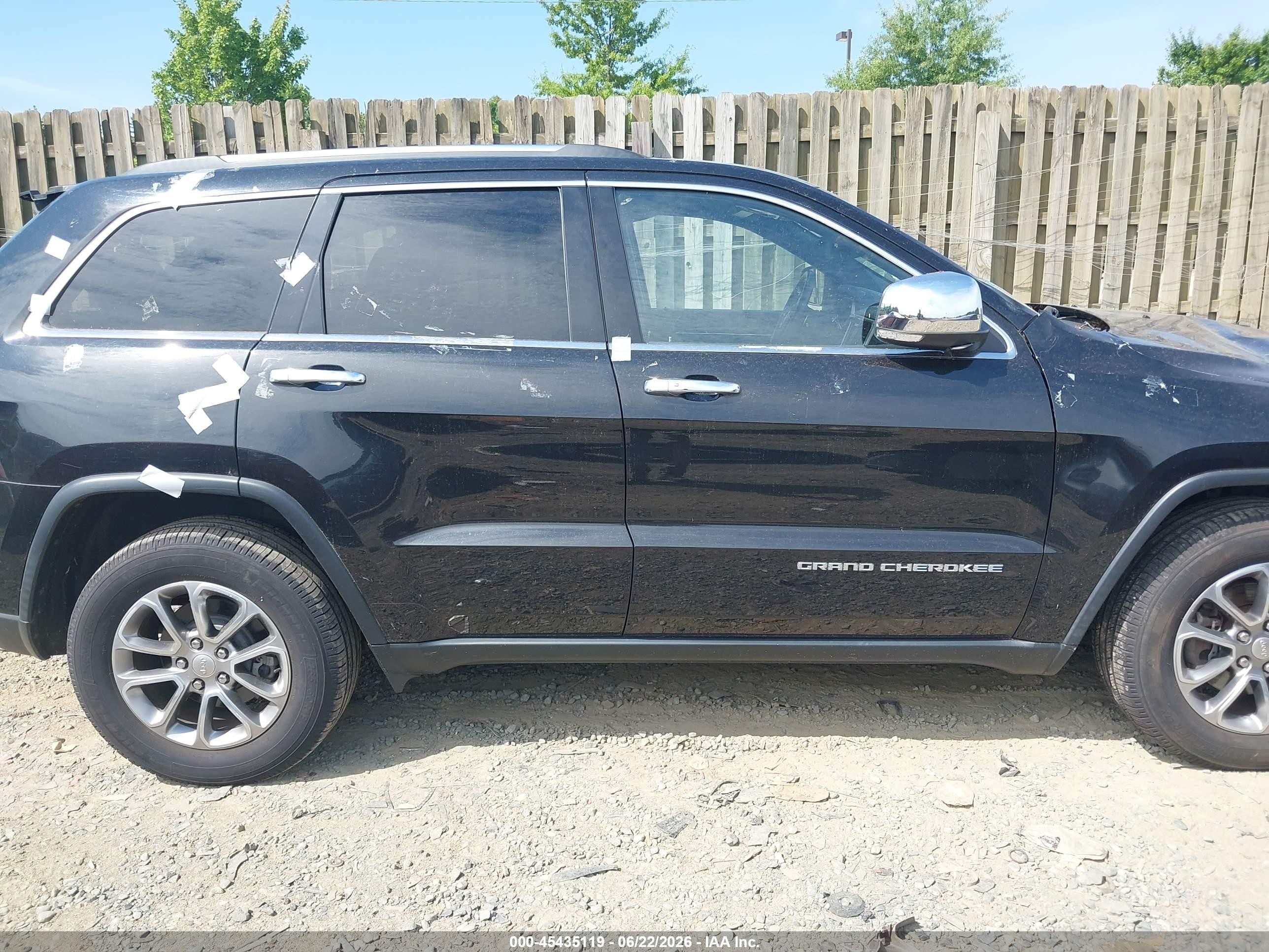2014 Jeep Grand Cherokee Limited Black vin: 1C4RJFBG8EC533981