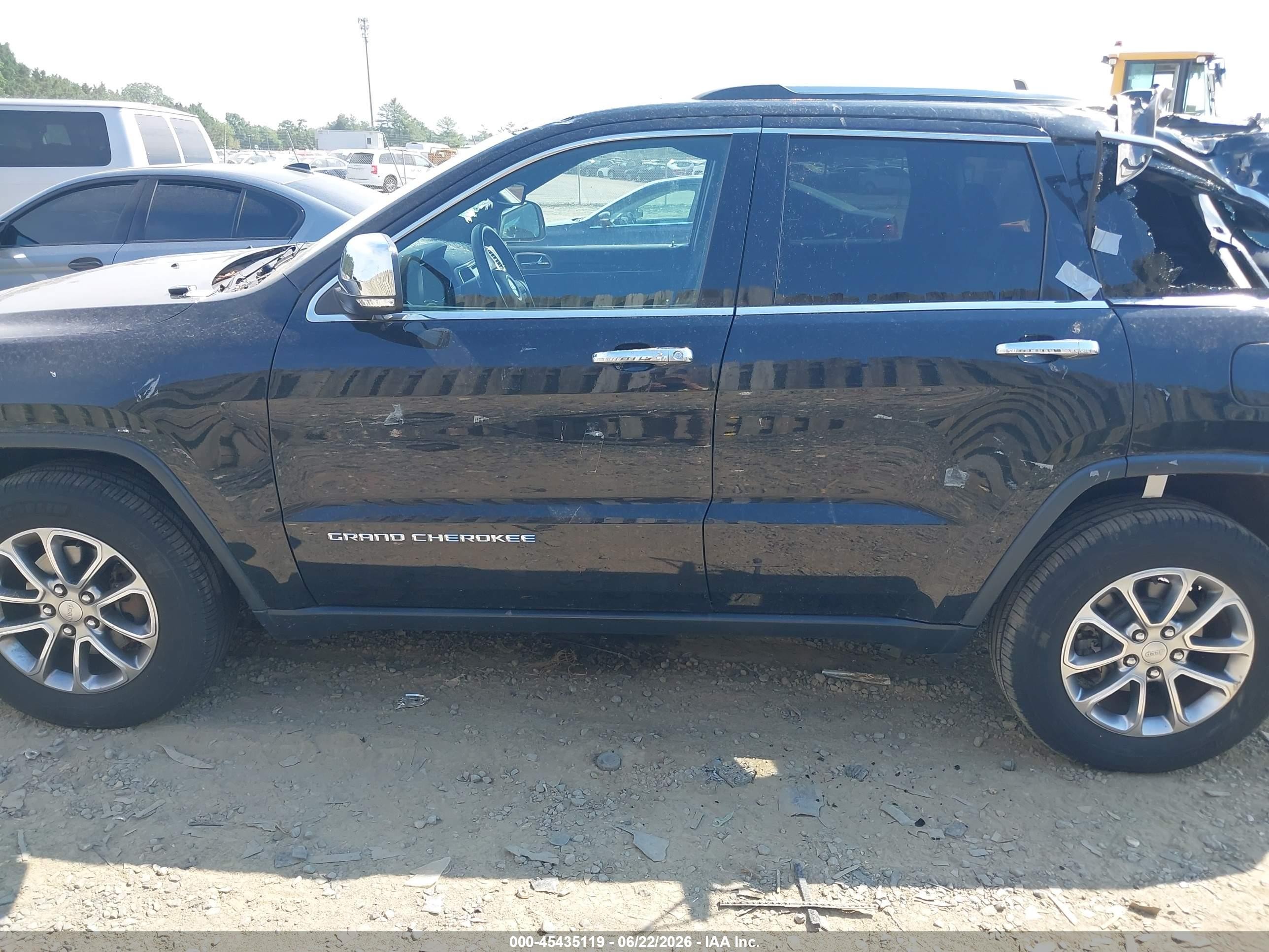 2014 Jeep Grand Cherokee Limited Black vin: 1C4RJFBG8EC533981