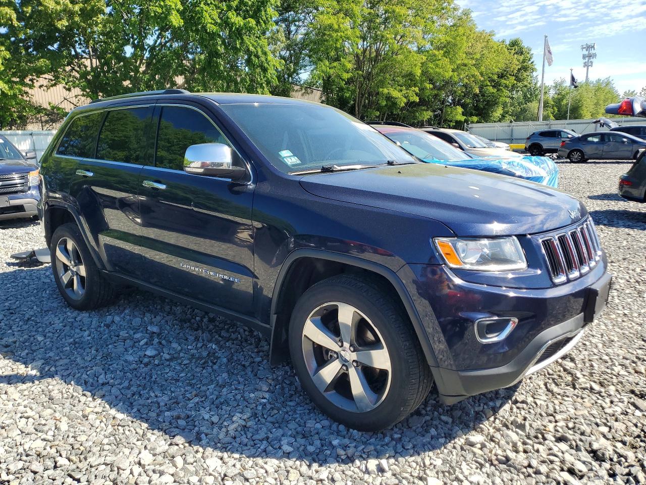 2014 Jeep Grand Cherokee Limited Blue vin: 1C4RJFBG8EC549484