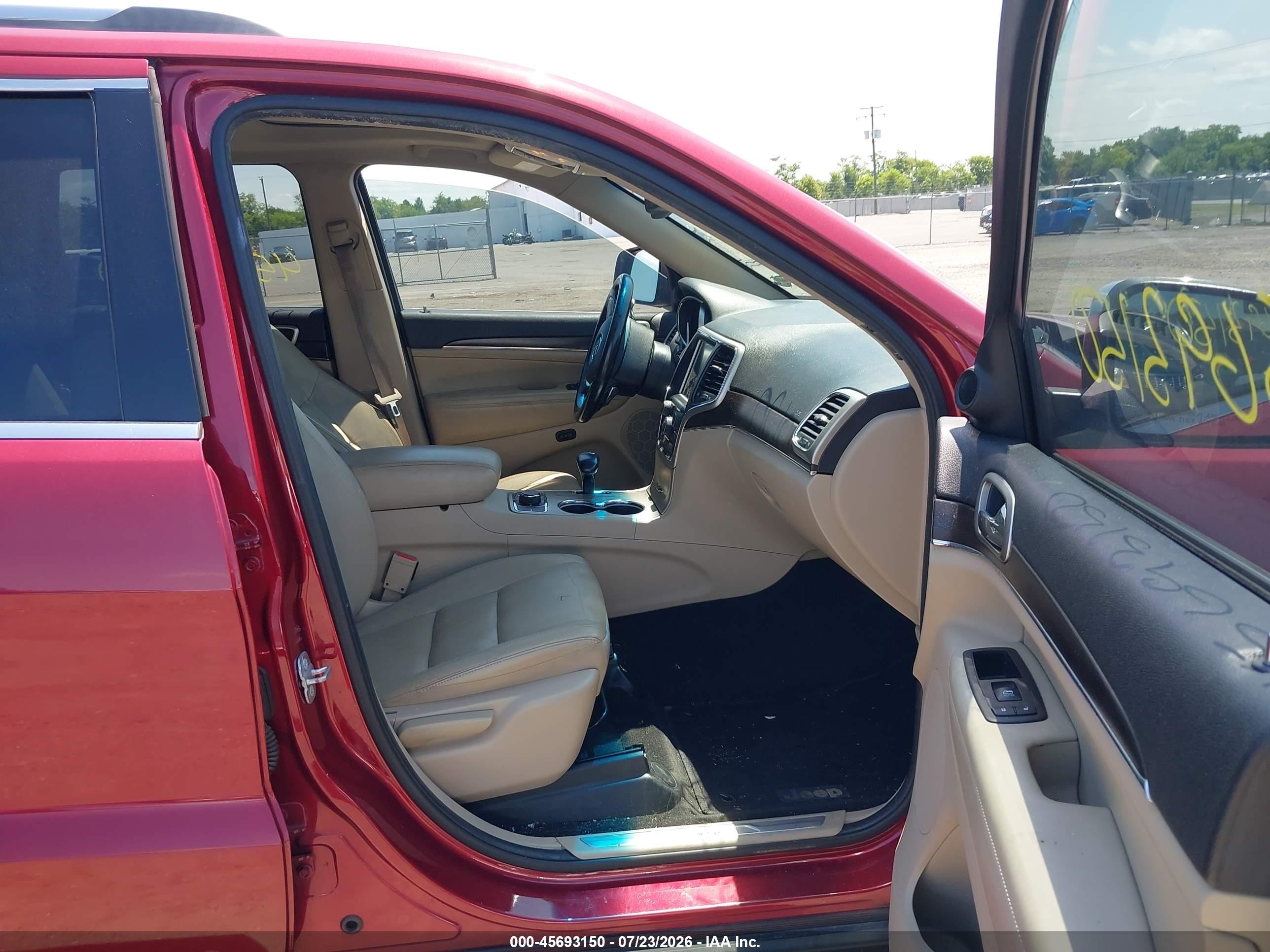 2014 Jeep Grand Cherokee Limited Red vin: 1C4RJFBG8EC555172