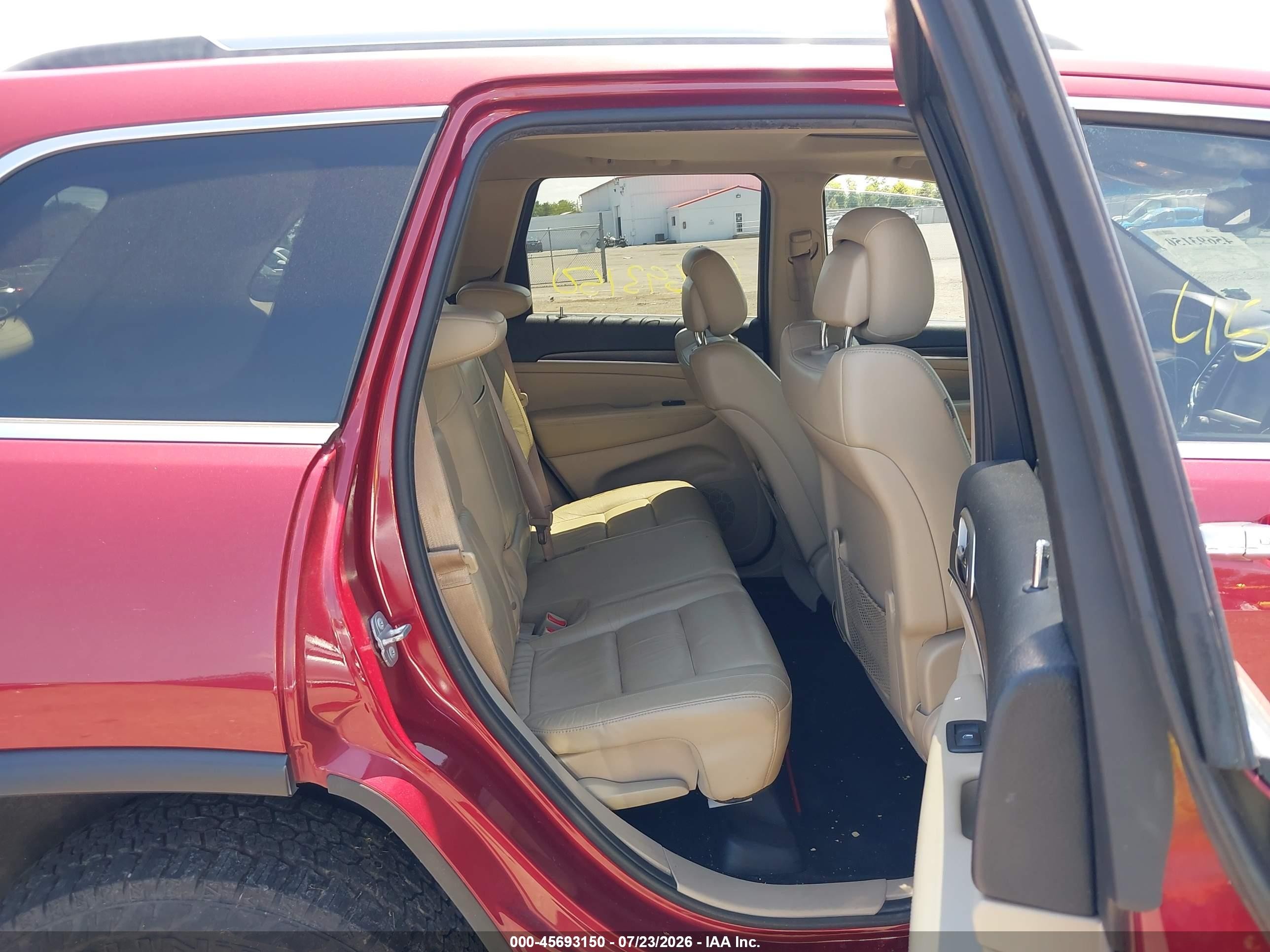 2014 Jeep Grand Cherokee Limited Red vin: 1C4RJFBG8EC555172