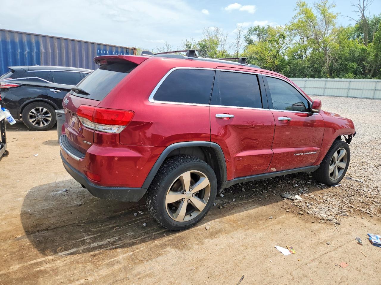 2014 Jeep Grand Cherokee Limited Red vin: 1C4RJFBG8EC577723