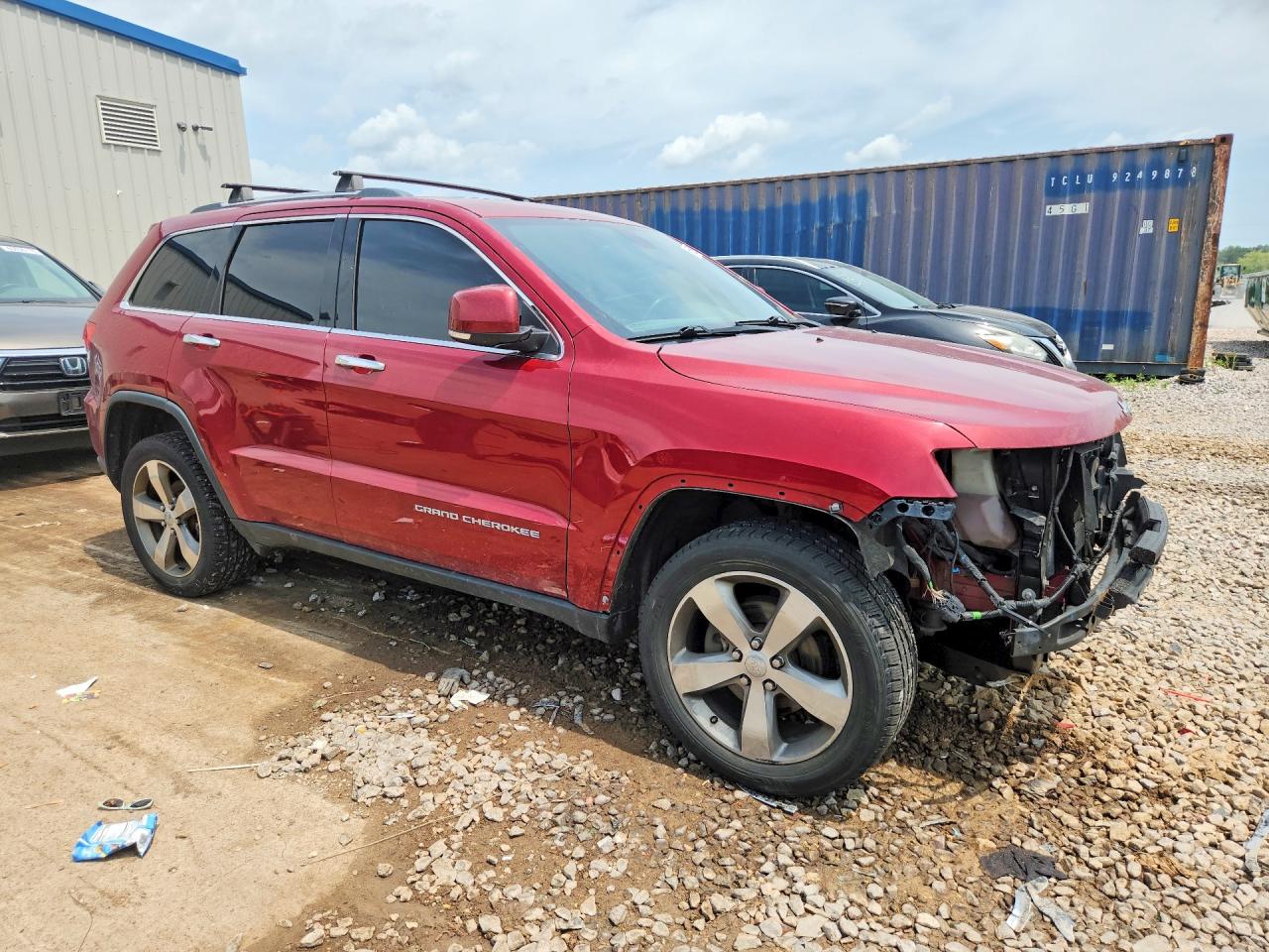 2014 Jeep Grand Cherokee Limited Red vin: 1C4RJFBG8EC577723