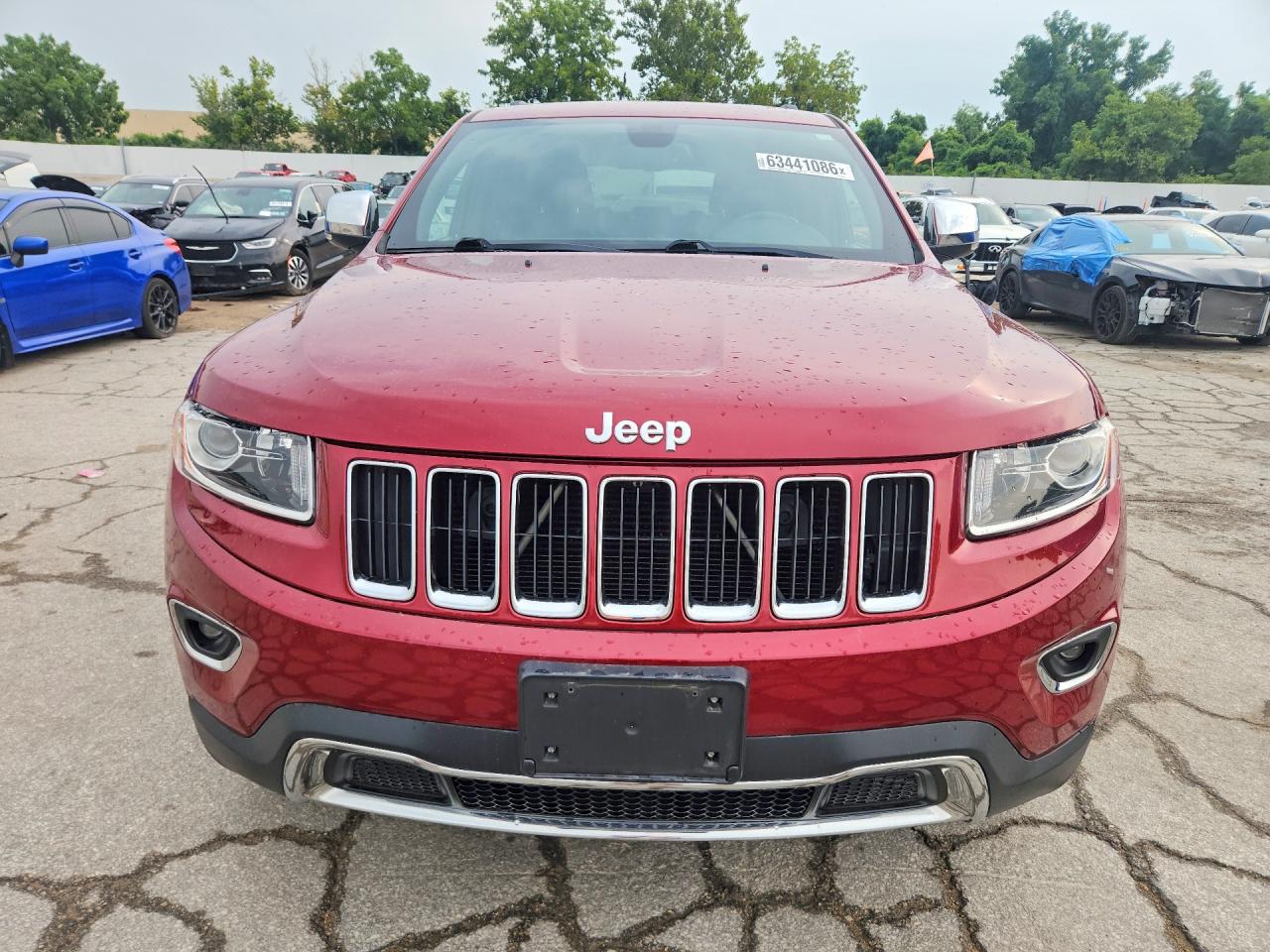 2015 Jeep Grand Cherokee Limited Red vin: 1C4RJFBG8FC100436