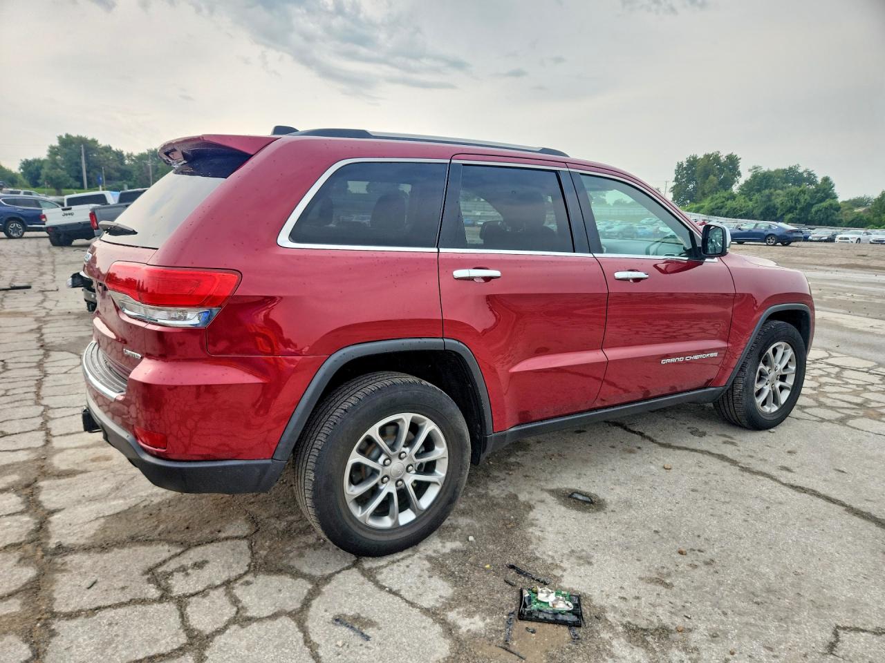 2015 Jeep Grand Cherokee Limited Red vin: 1C4RJFBG8FC100436