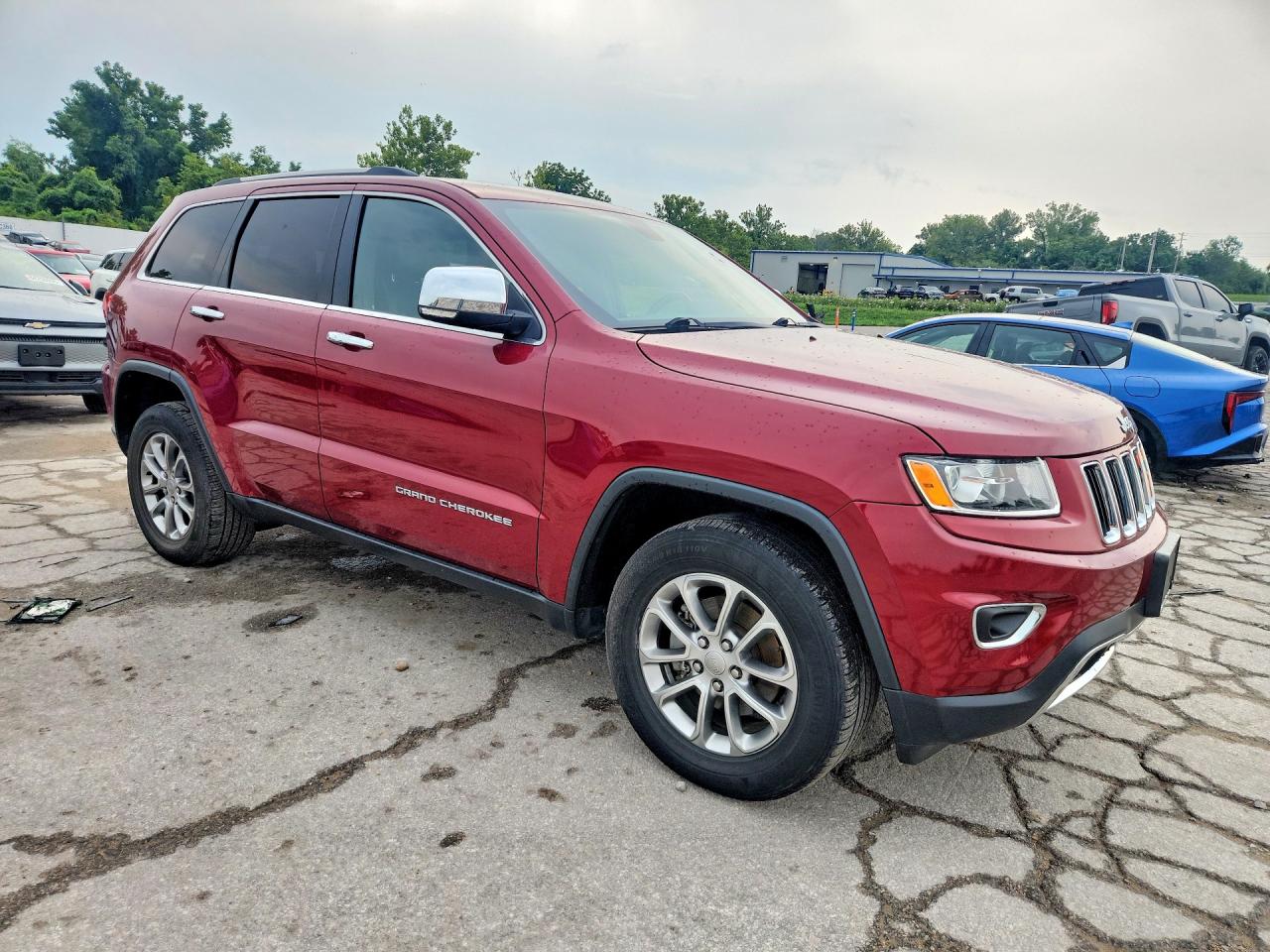 2015 Jeep Grand Cherokee Limited Red vin: 1C4RJFBG8FC100436