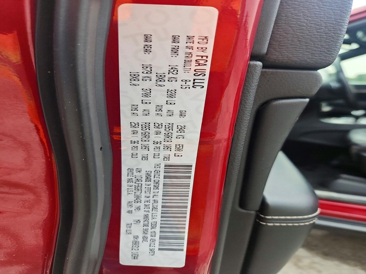 2015 Jeep Grand Cherokee Limited Red vin: 1C4RJFBG8FC100436