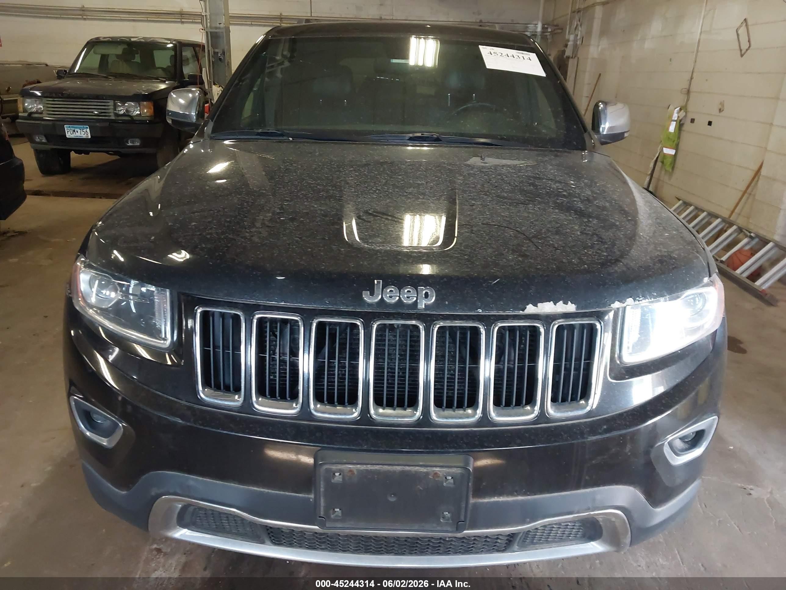 2015 Jeep Grand Cherokee Limited Black vin: 1C4RJFBG8FC152195