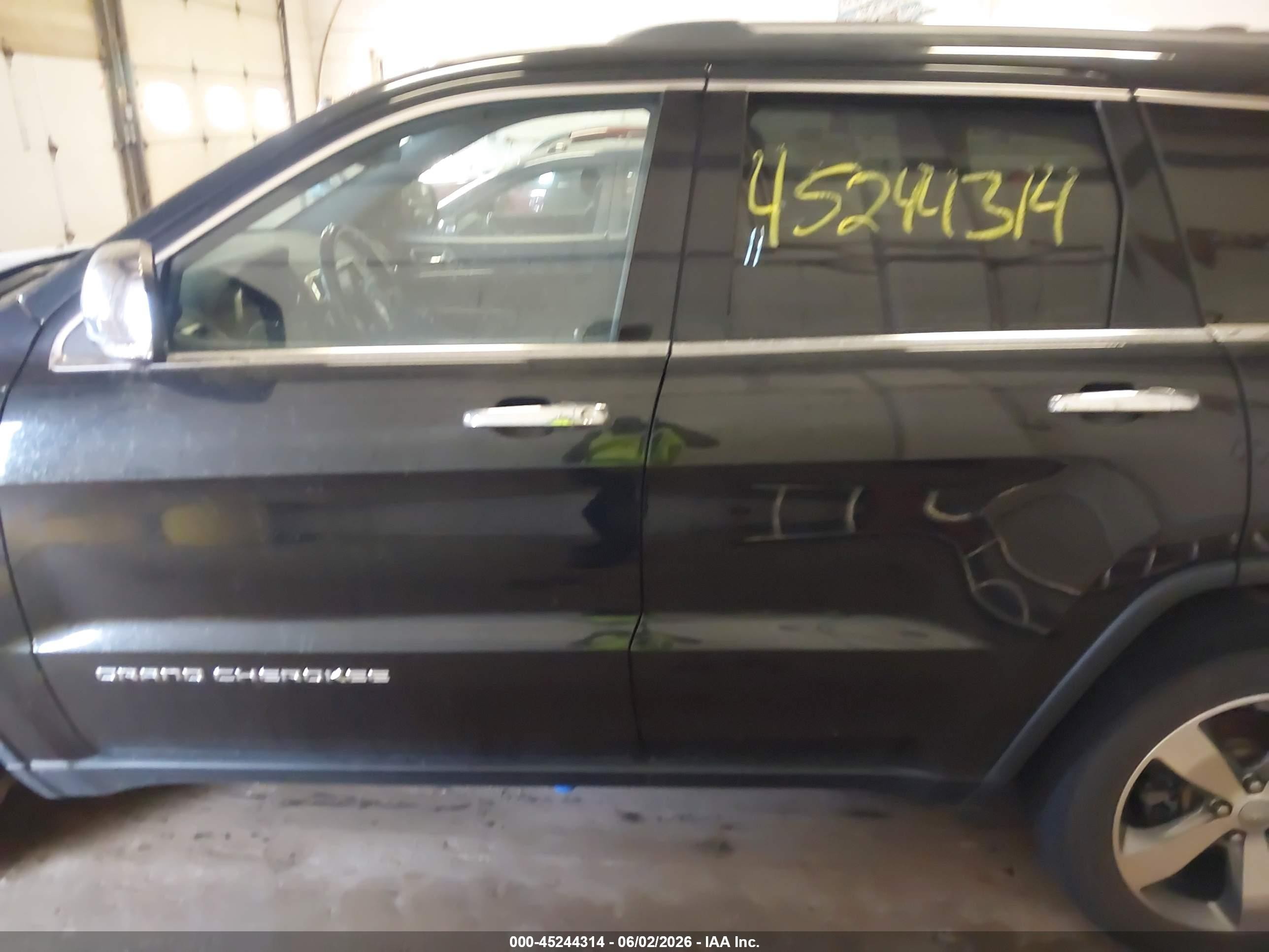 2015 Jeep Grand Cherokee Limited Black vin: 1C4RJFBG8FC152195
