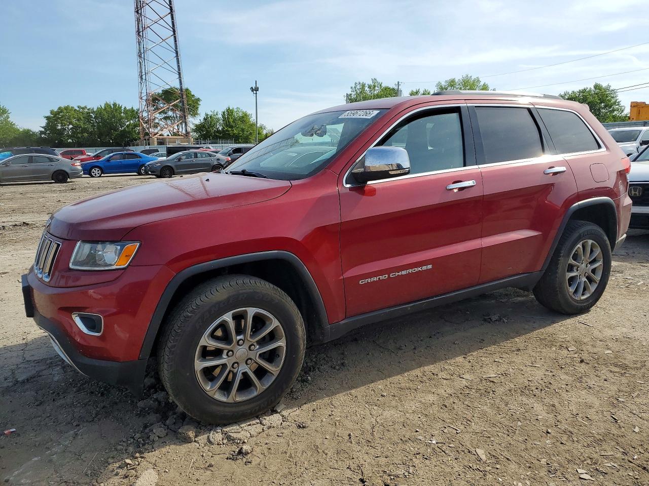 2015 Jeep Grand Cherokee Limited Burgundy vin: 1C4RJFBG8FC188789