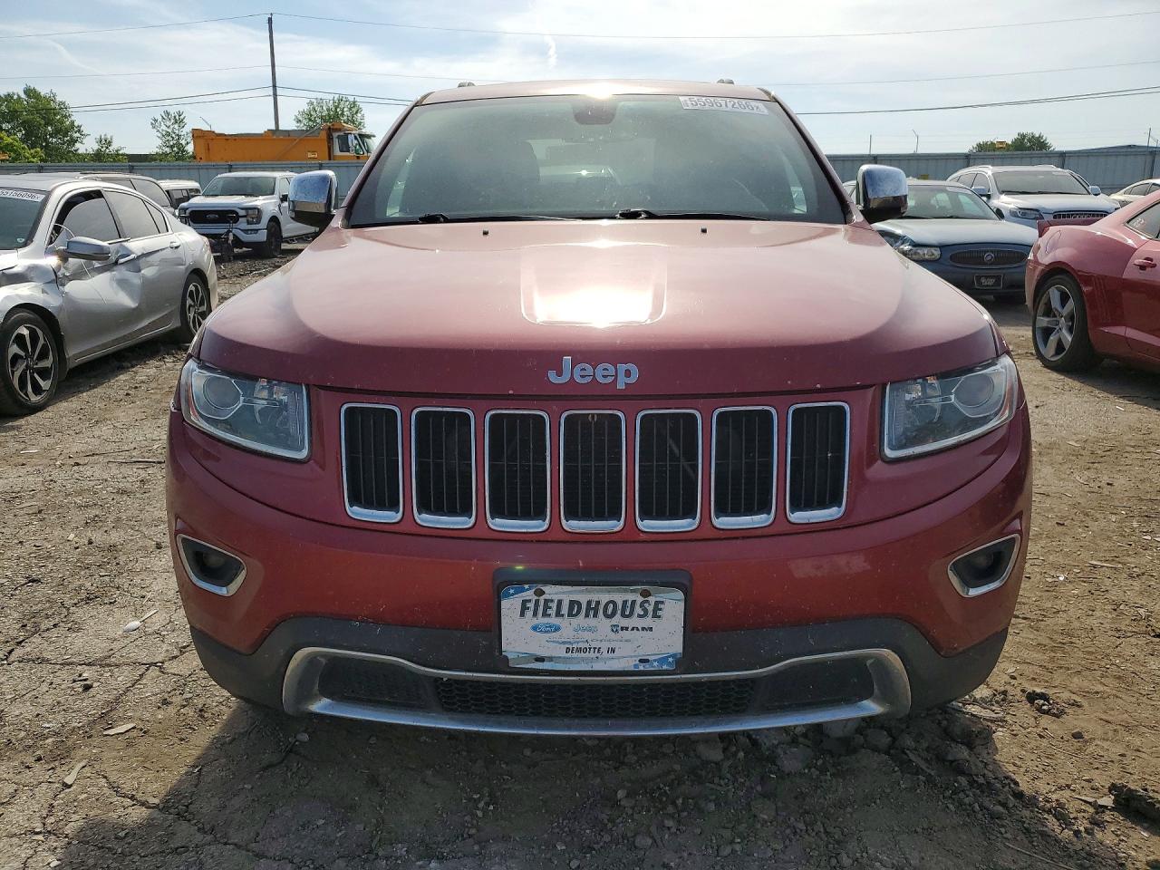 2015 Jeep Grand Cherokee Limited Burgundy vin: 1C4RJFBG8FC188789