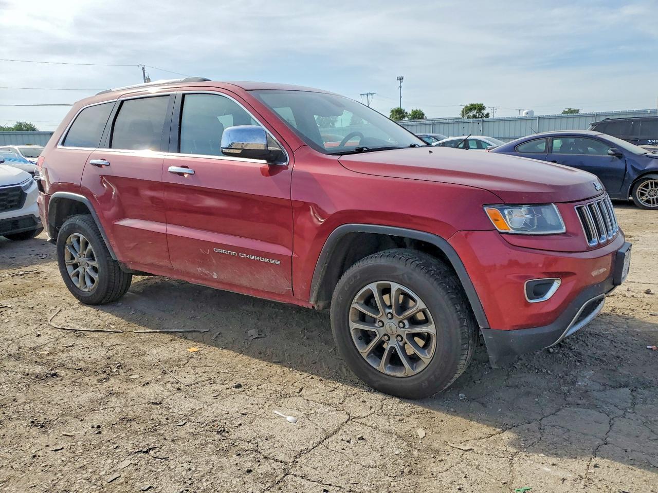 2015 Jeep Grand Cherokee Limited Burgundy vin: 1C4RJFBG8FC188789