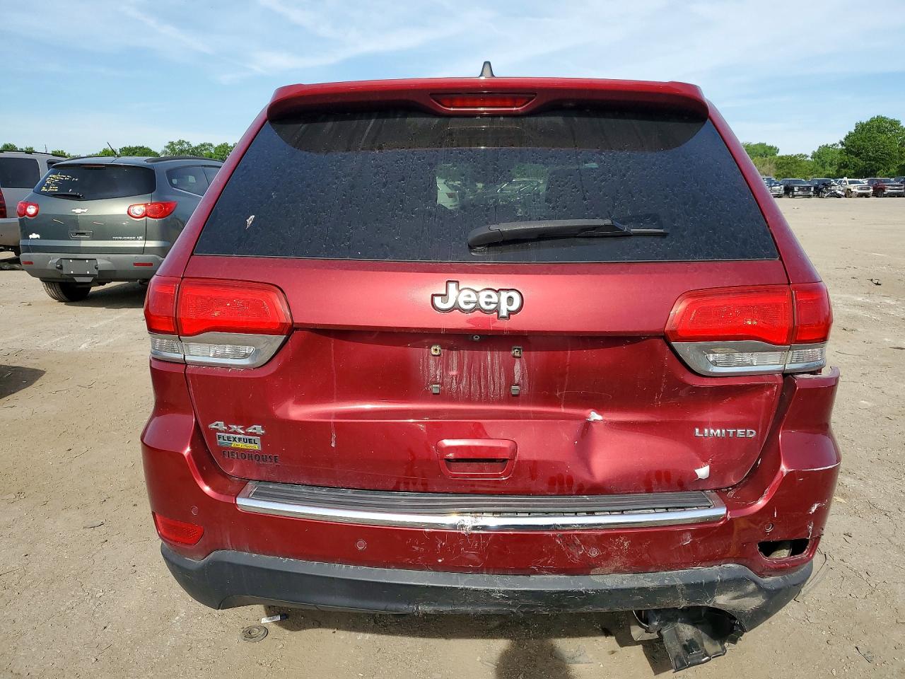 2015 Jeep Grand Cherokee Limited Burgundy vin: 1C4RJFBG8FC188789