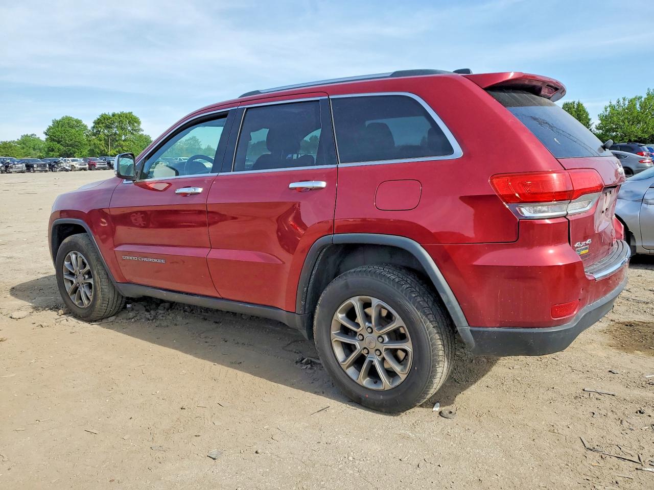 2015 Jeep Grand Cherokee Limited Burgundy vin: 1C4RJFBG8FC188789