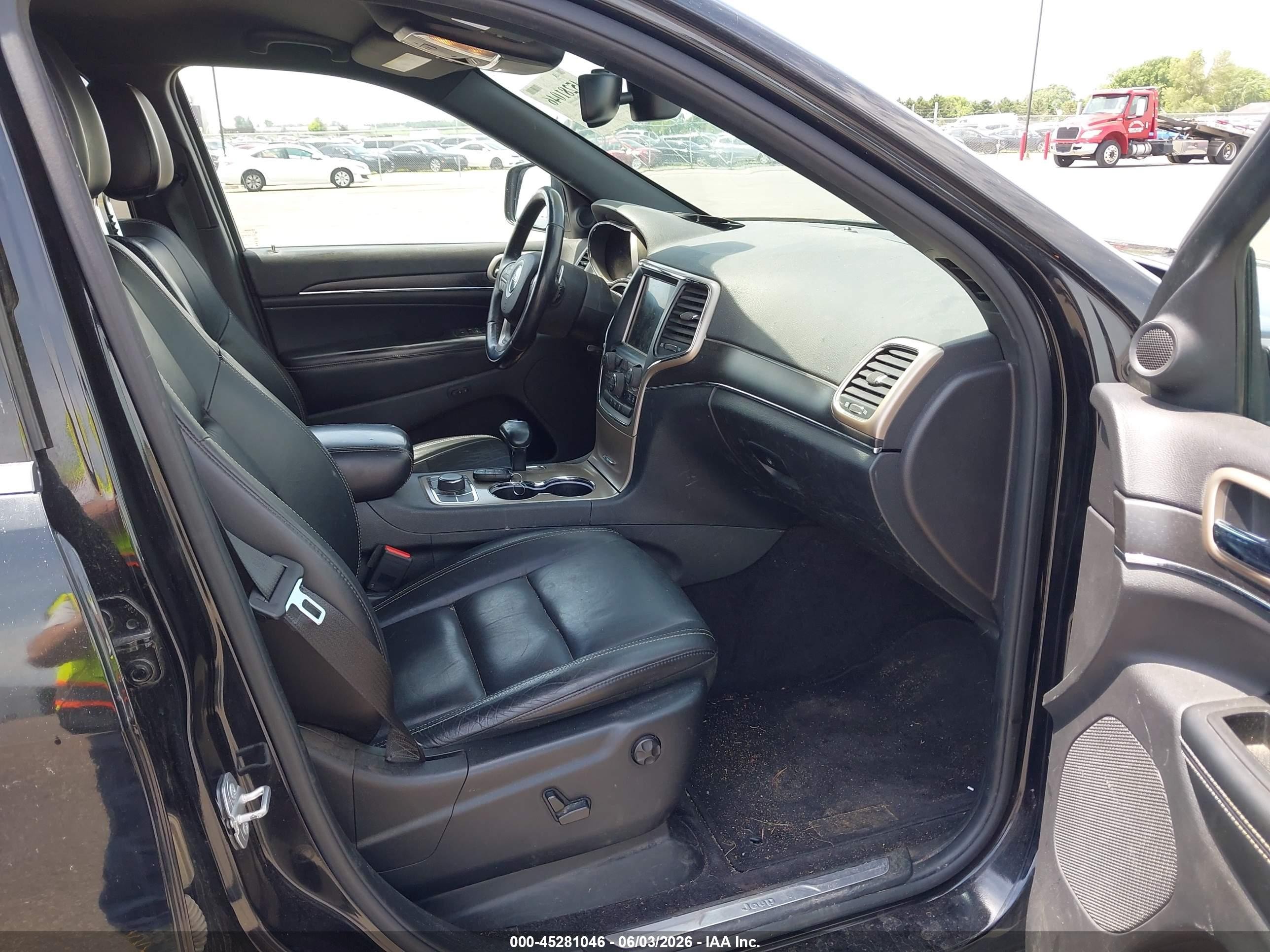 2015 Jeep Grand Cherokee Limited Black vin: 1C4RJFBG8FC214761