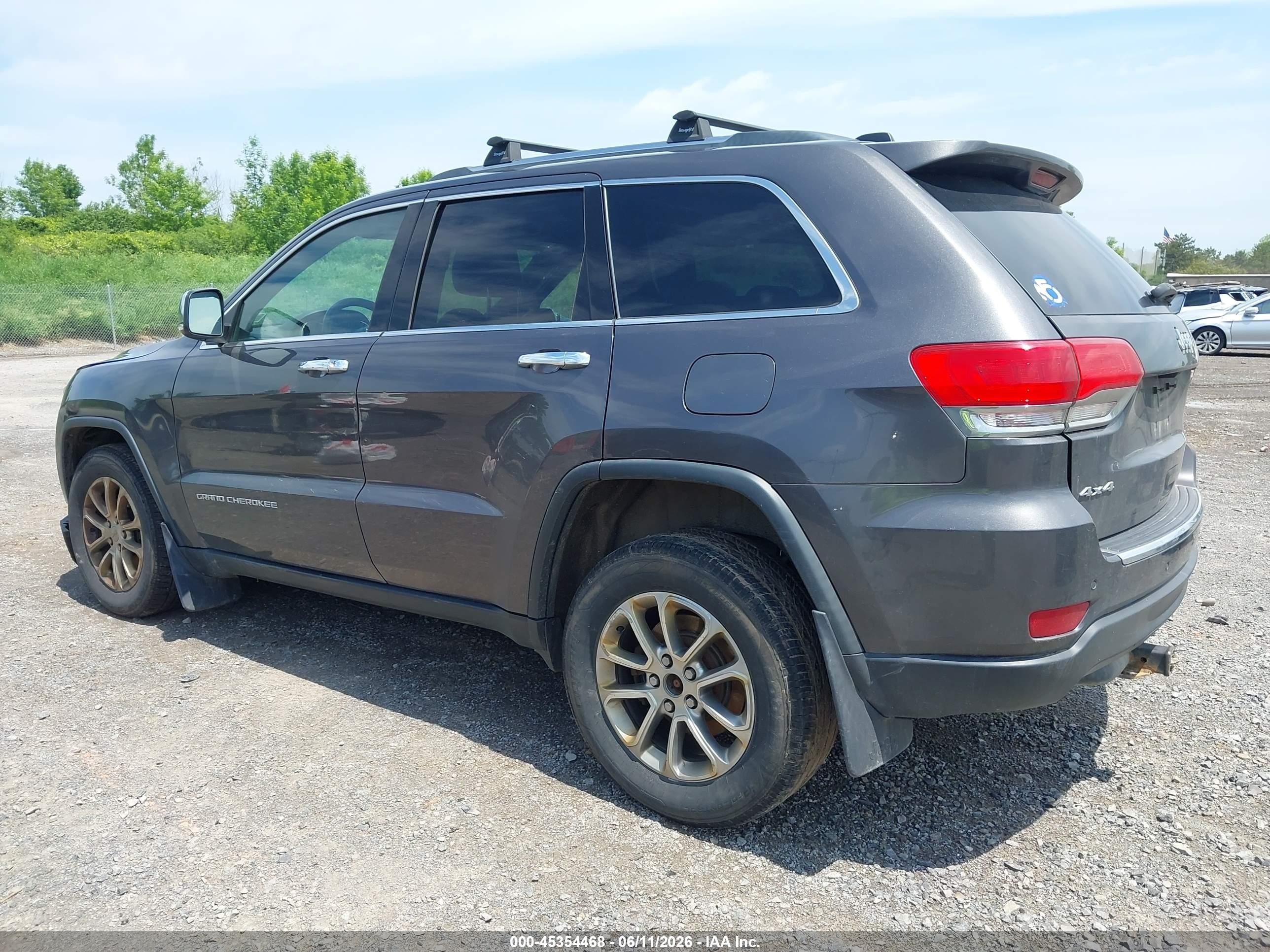 2015 Jeep Grand Cherokee Limited Gray vin: 1C4RJFBG8FC229924