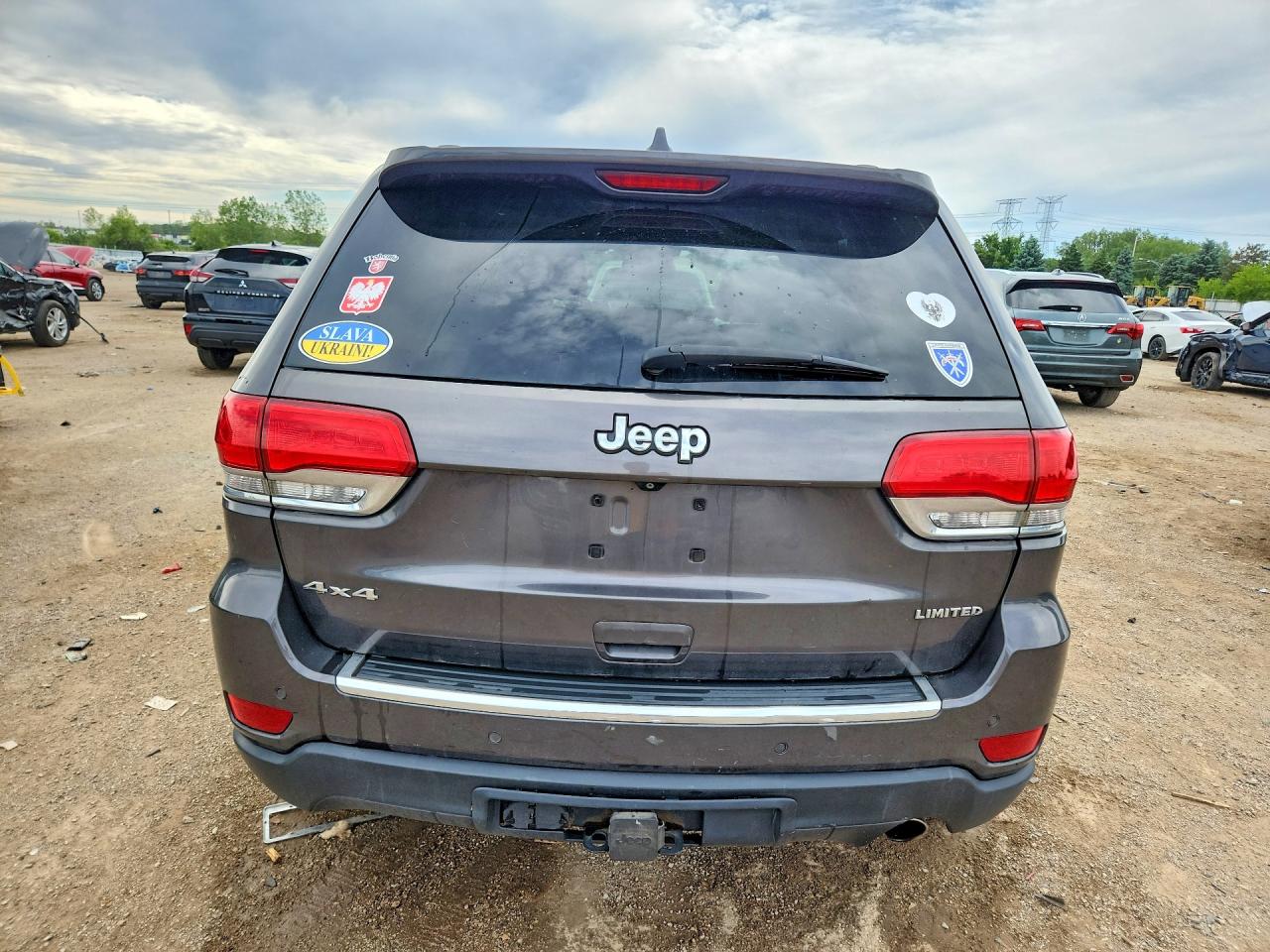 2015 Jeep Grand Cherokee Limited Gray vin: 1C4RJFBG8FC606770