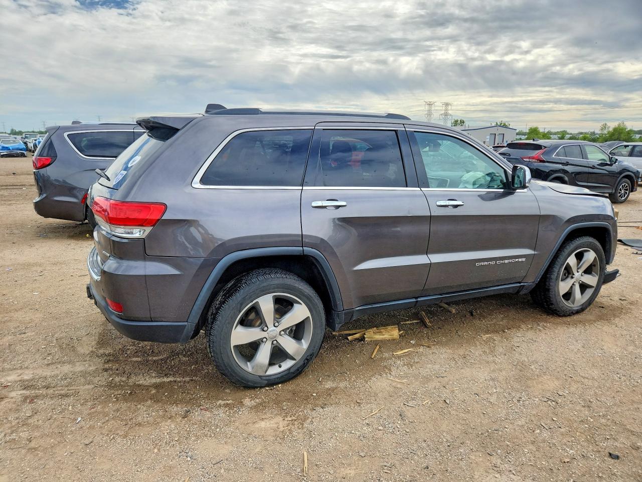 2015 Jeep Grand Cherokee Limited Gray vin: 1C4RJFBG8FC606770