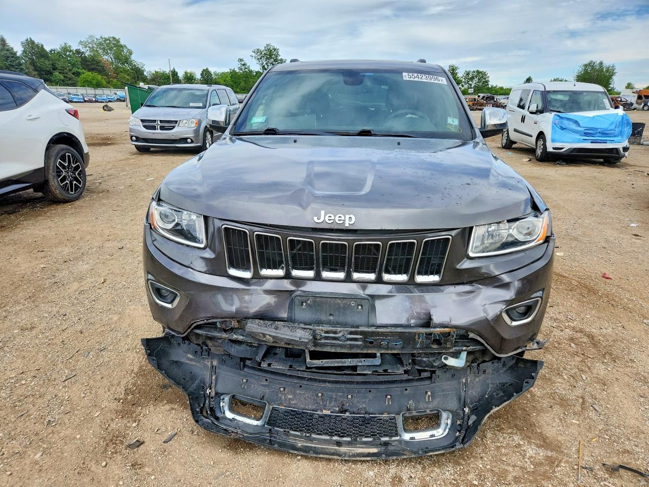 2015 Jeep Grand Cherokee Limited Gray vin: 1C4RJFBG8FC606770