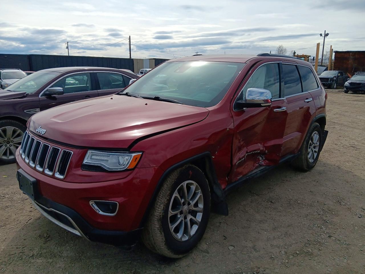 2015 Jeep Grand Cherokee Limited Red vin: 1C4RJFBG8FC631829