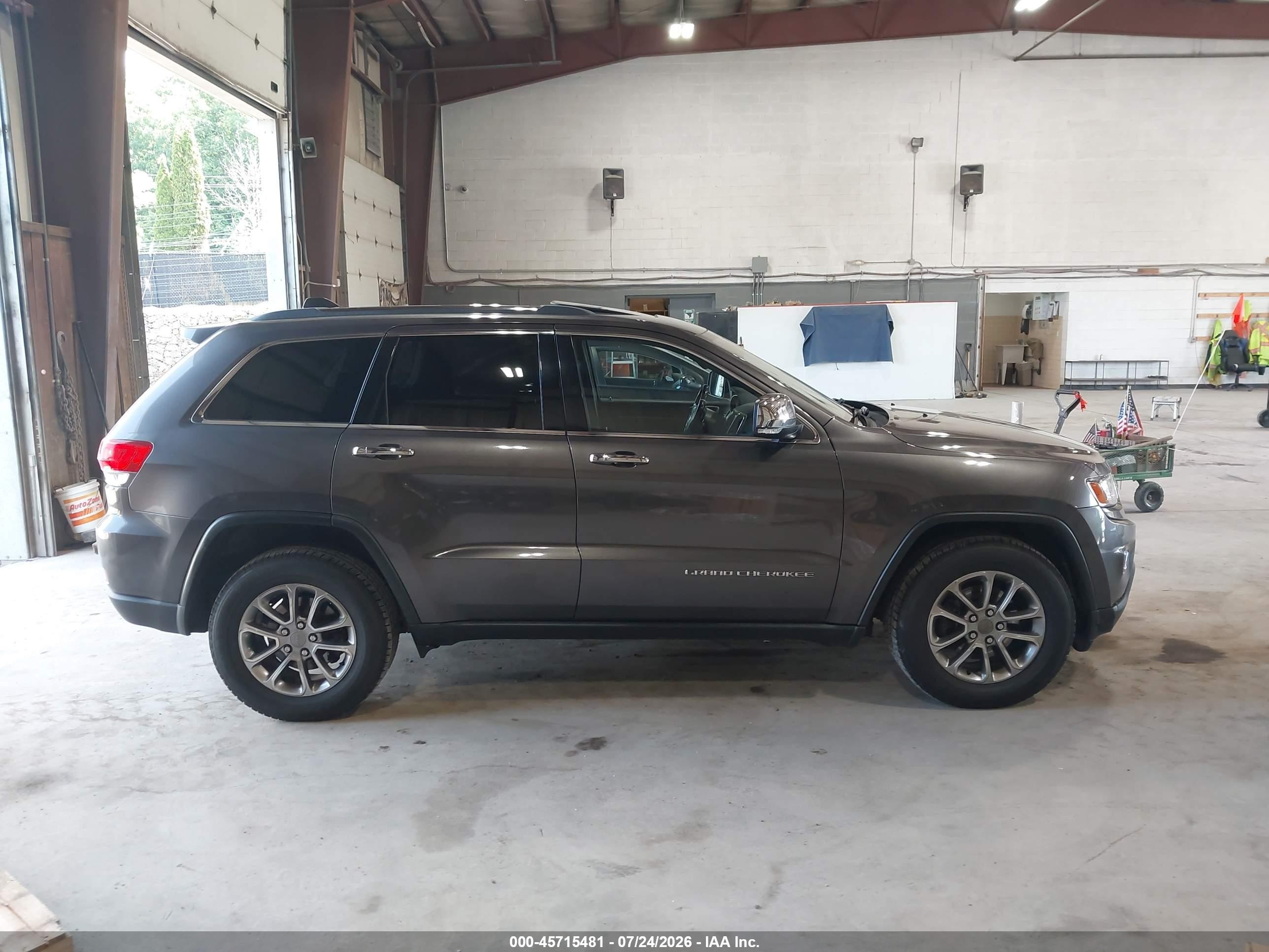 2015 Jeep Grand Cherokee Limited Gray vin: 1C4RJFBG8FC680190