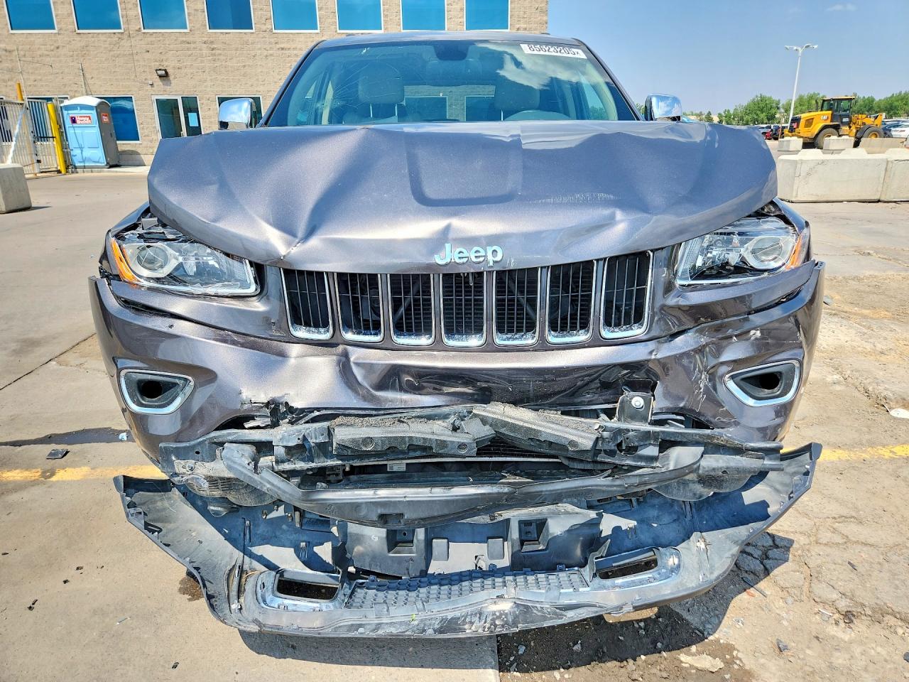 2015 Jeep Grand Cherokee Limited Gray vin: 1C4RJFBG8FC704567