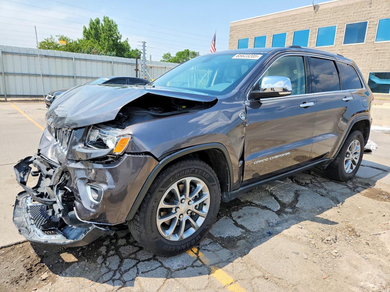 2015 Jeep Grand Cherokee Limited Серый vin: 1C4RJFBG8FC704567