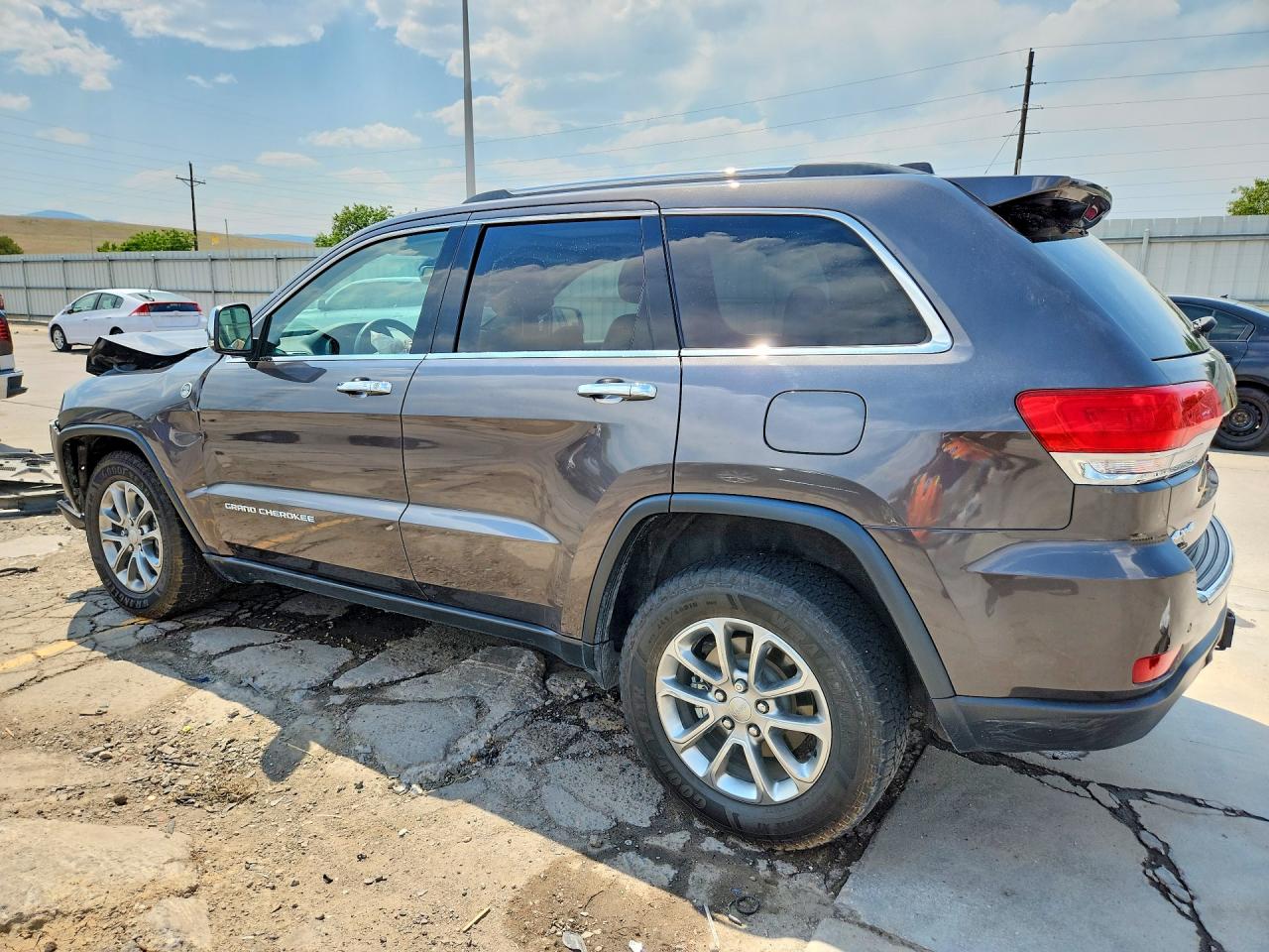 2015 Jeep Grand Cherokee Limited Серый vin: 1C4RJFBG8FC704567