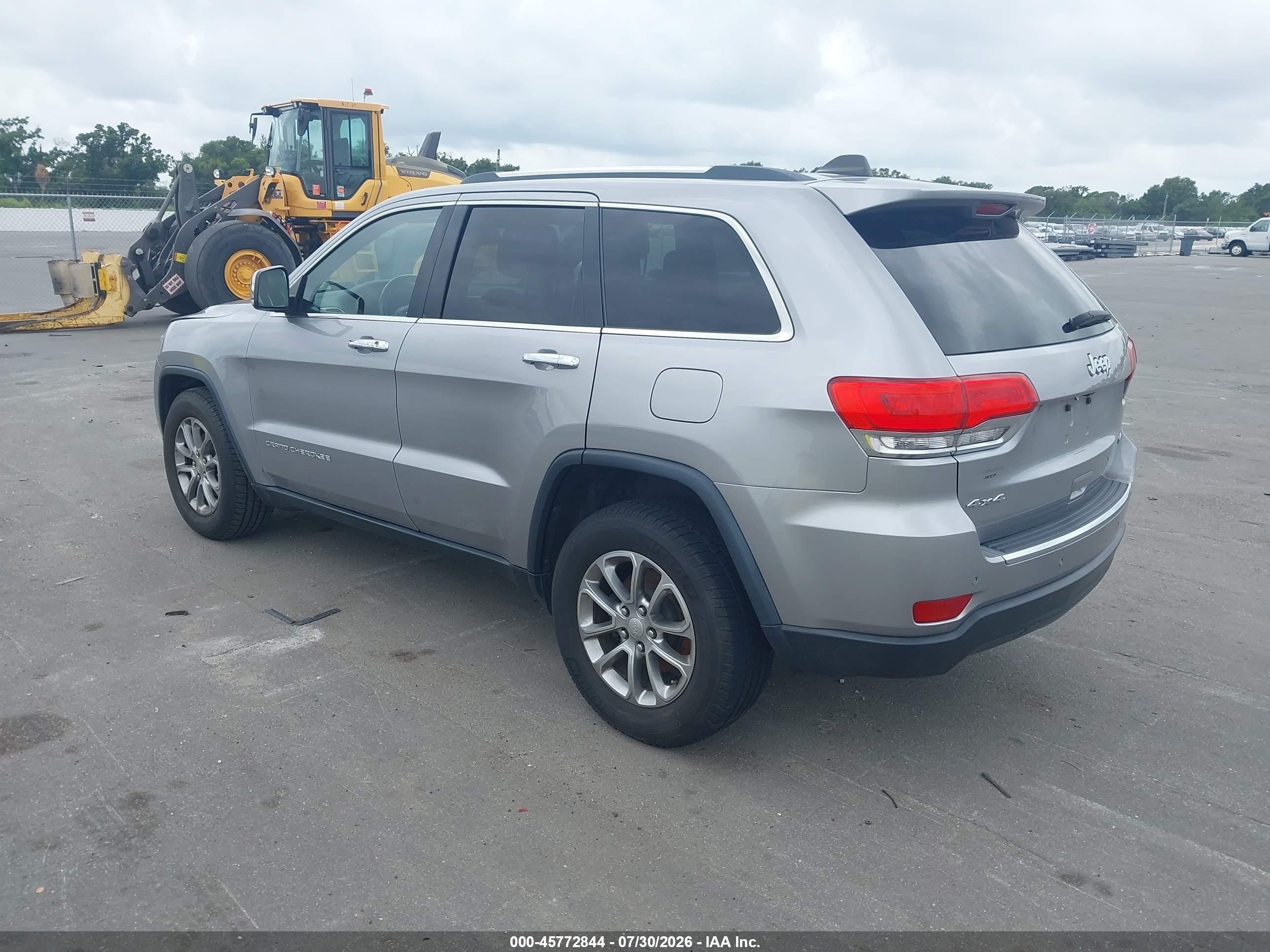 2015 Jeep Grand Cherokee Limited Gray vin: 1C4RJFBG8FC706223