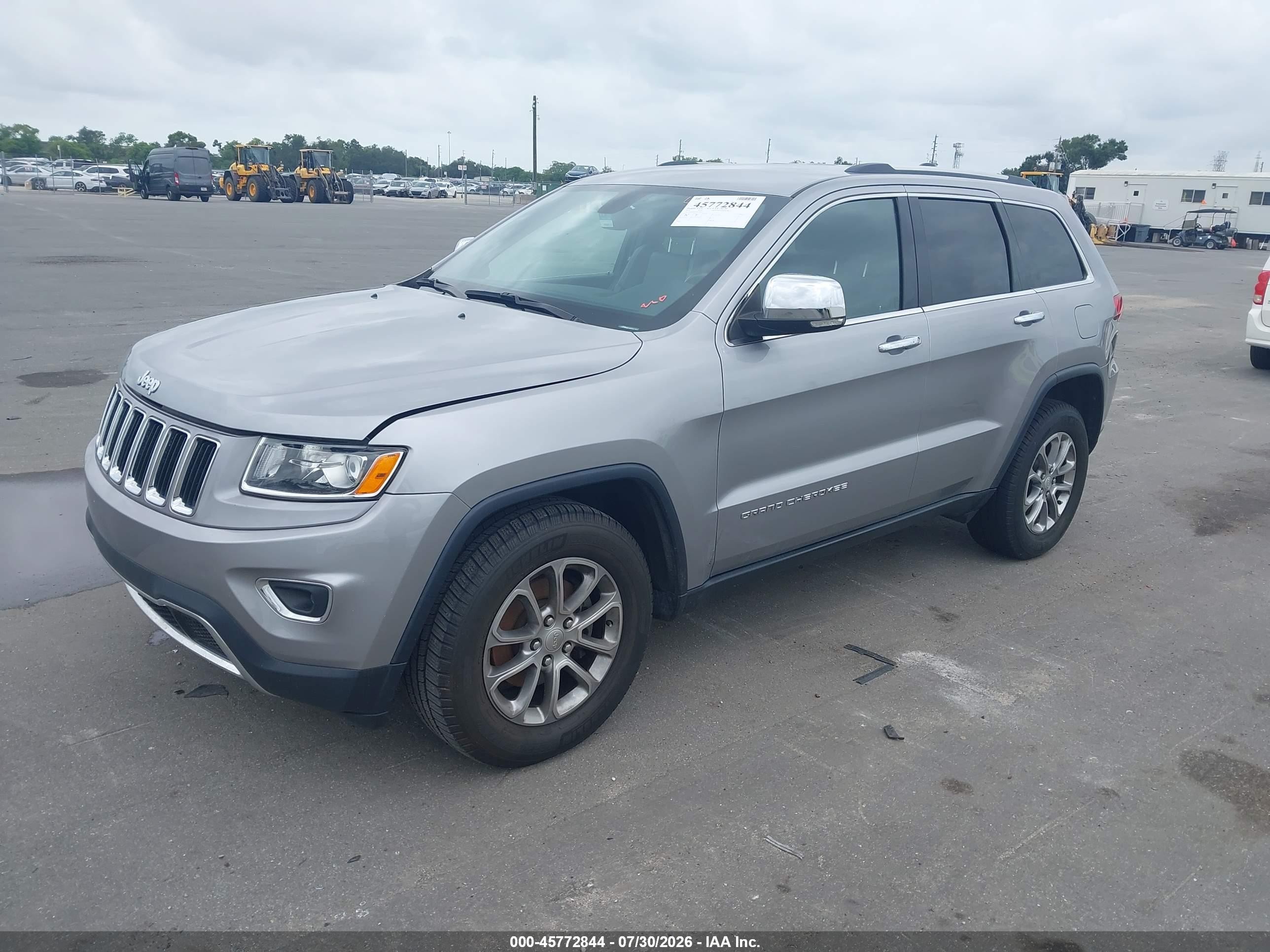 2015 Jeep Grand Cherokee Limited Gray vin: 1C4RJFBG8FC706223