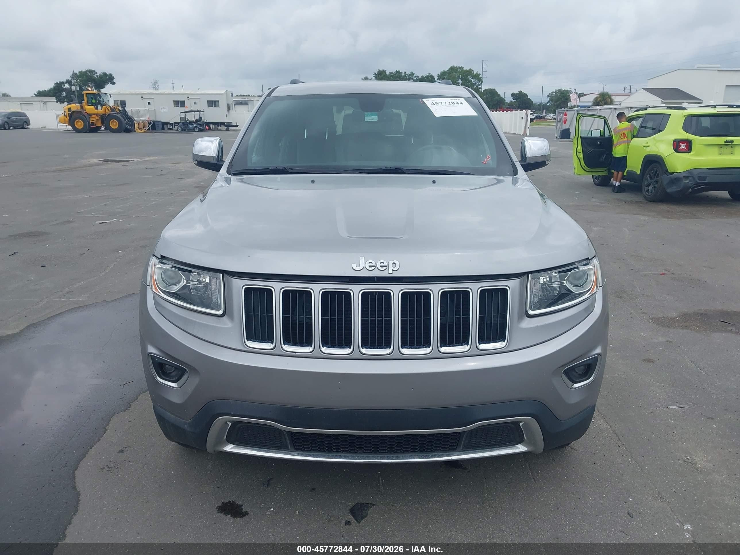 2015 Jeep Grand Cherokee Limited Gray vin: 1C4RJFBG8FC706223