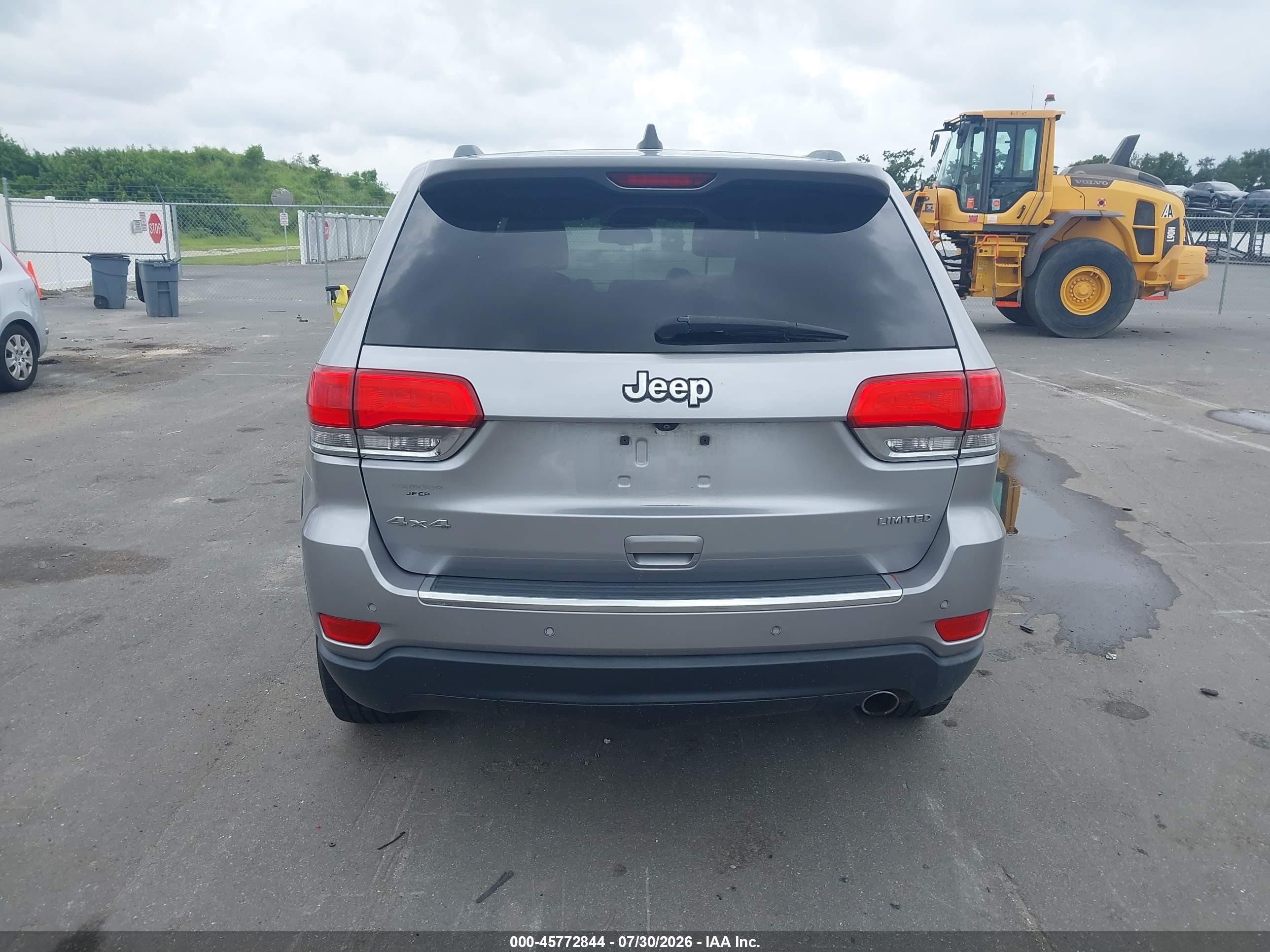 2015 Jeep Grand Cherokee Limited Gray vin: 1C4RJFBG8FC706223