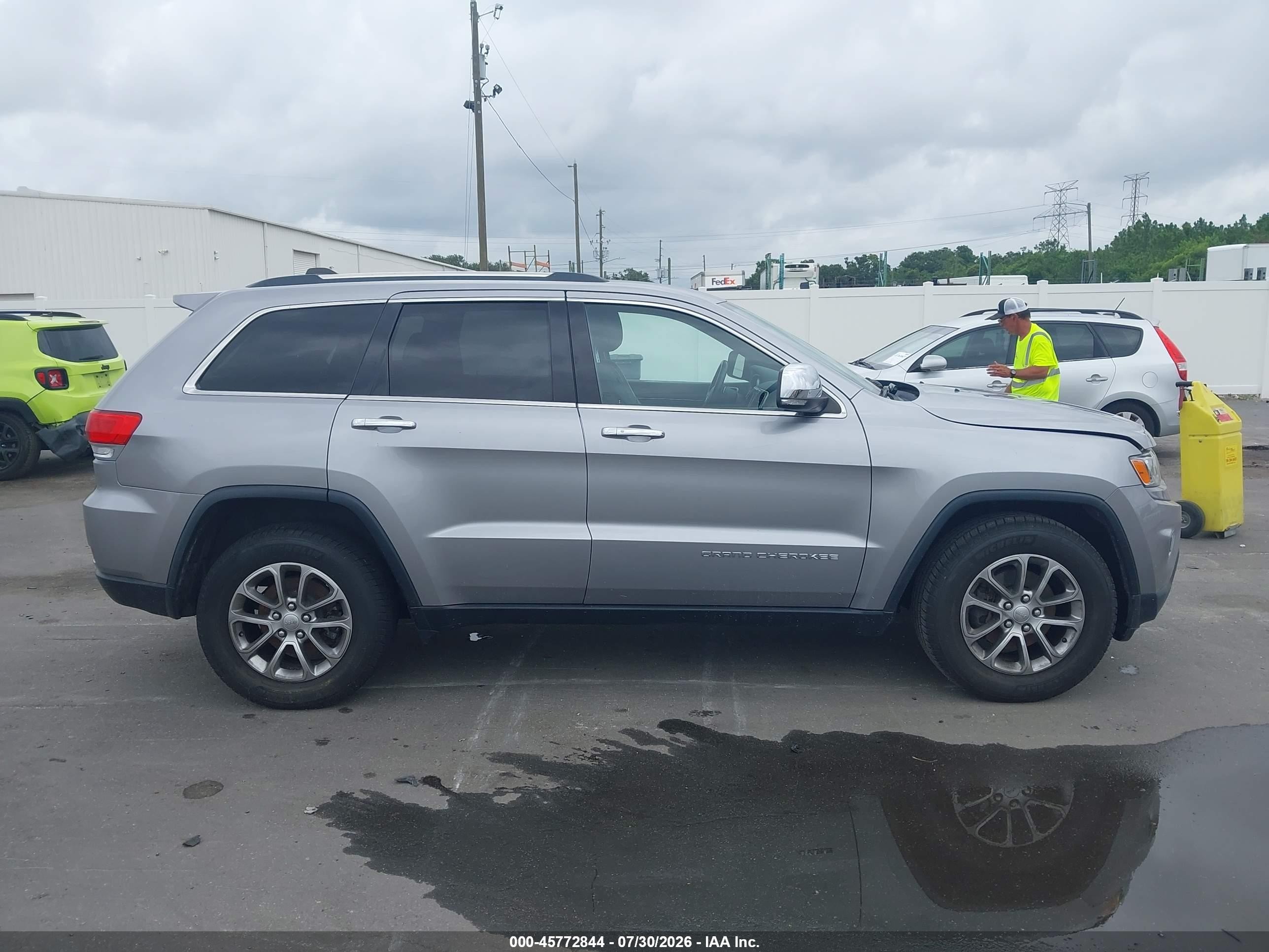 2015 Jeep Grand Cherokee Limited Gray vin: 1C4RJFBG8FC706223