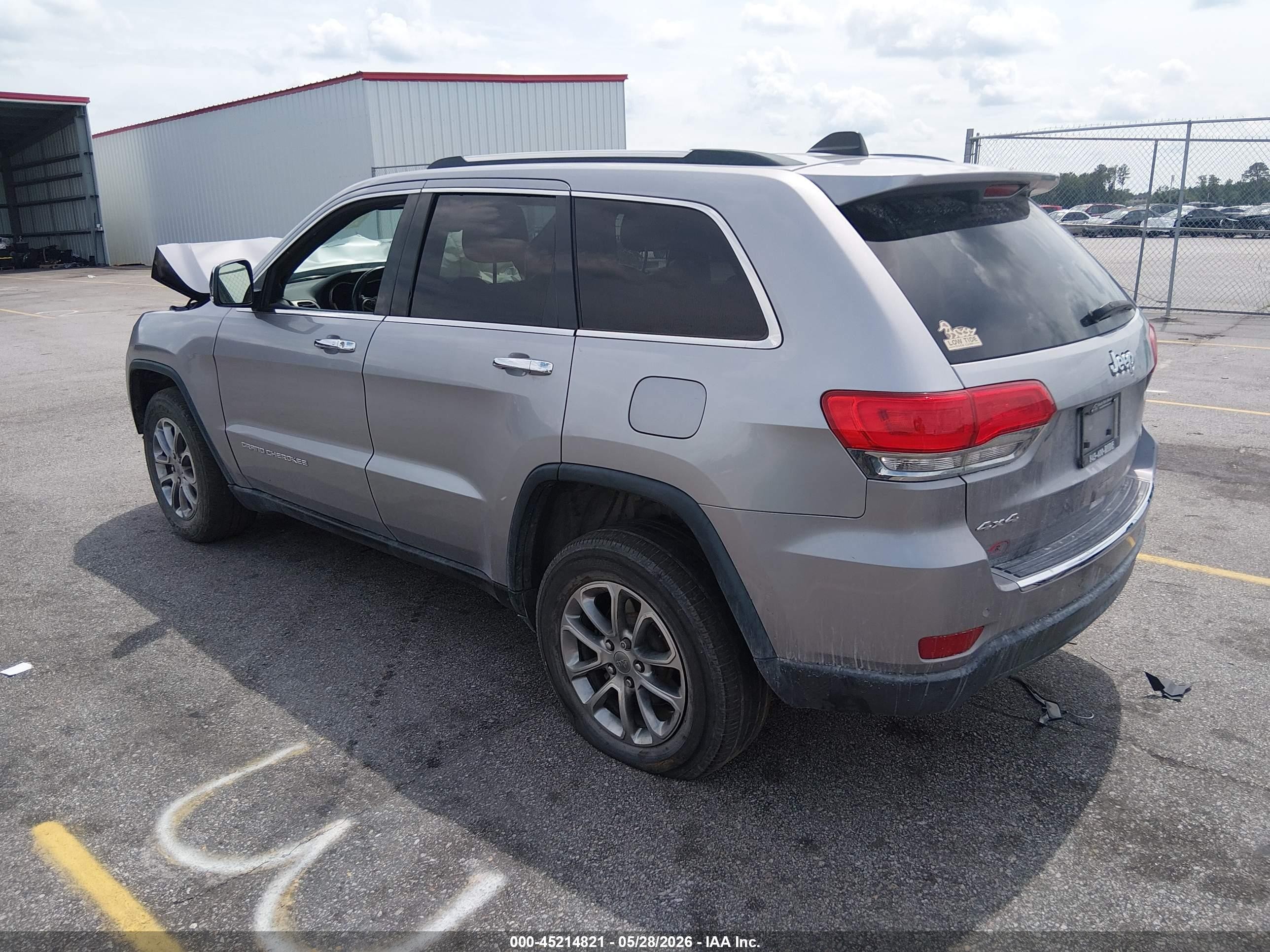 2015 Jeep Grand Cherokee Limited Gray vin: 1C4RJFBG8FC712197