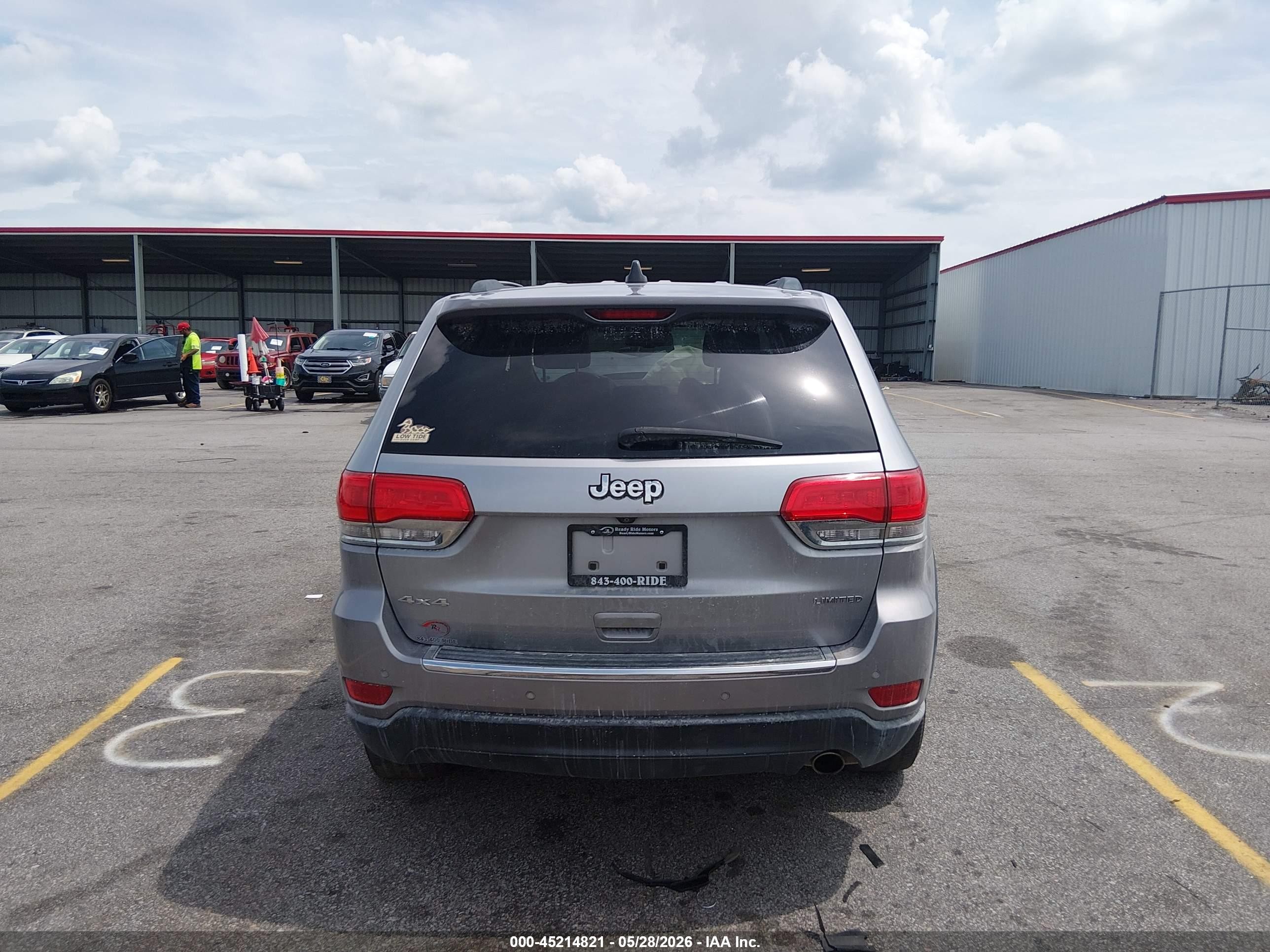 2015 Jeep Grand Cherokee Limited Gray vin: 1C4RJFBG8FC712197