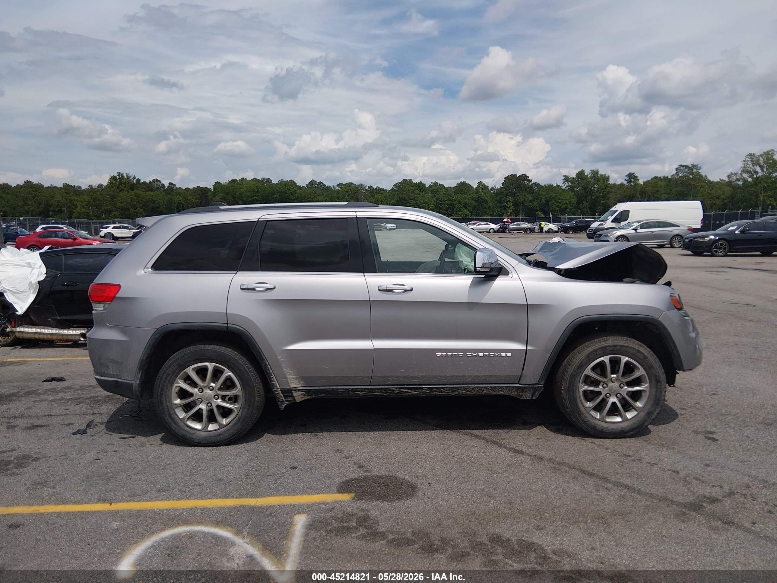 2015 Jeep Grand Cherokee Limited Gray vin: 1C4RJFBG8FC712197
