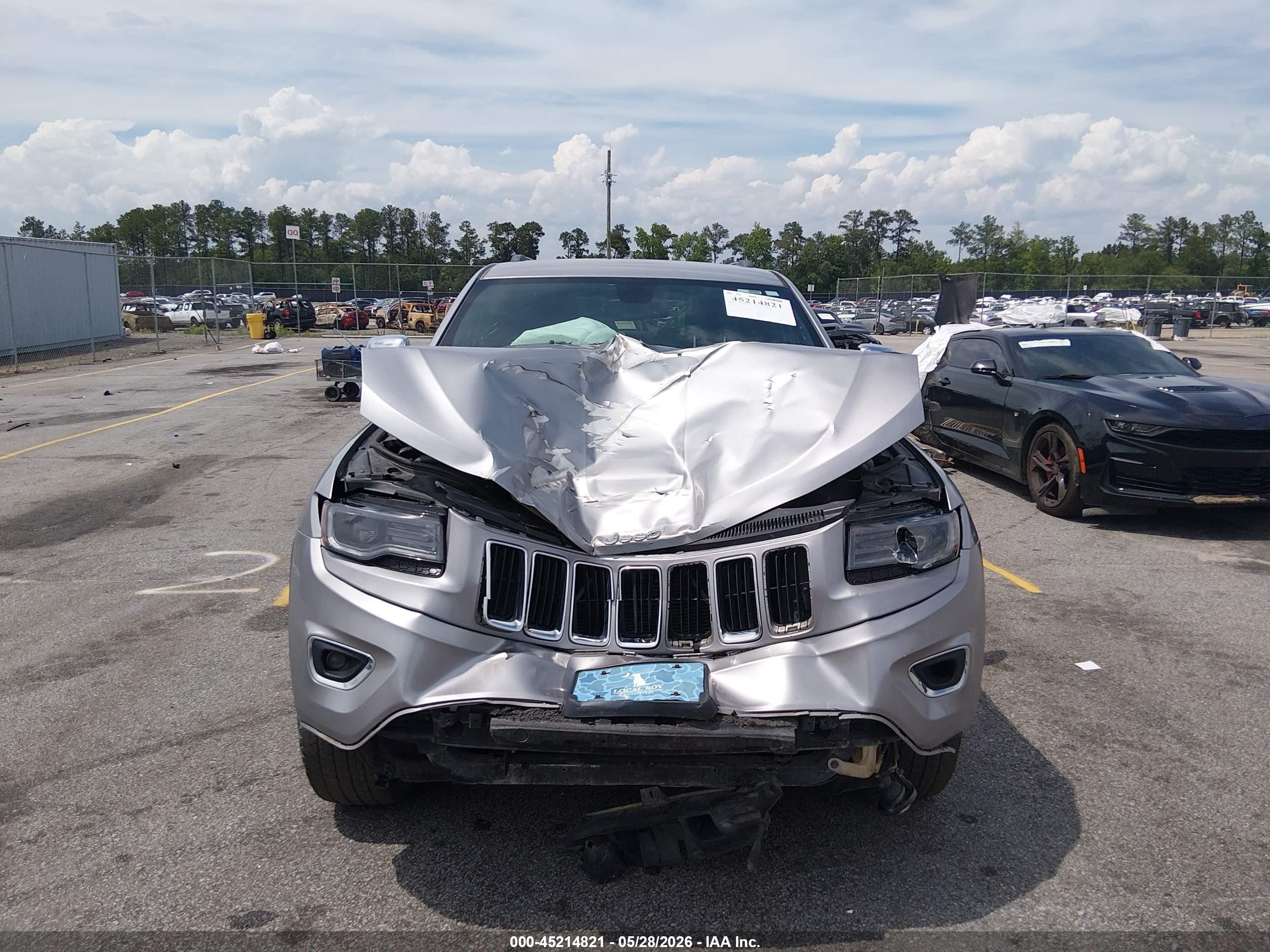 2015 Jeep Grand Cherokee Limited Gray vin: 1C4RJFBG8FC712197