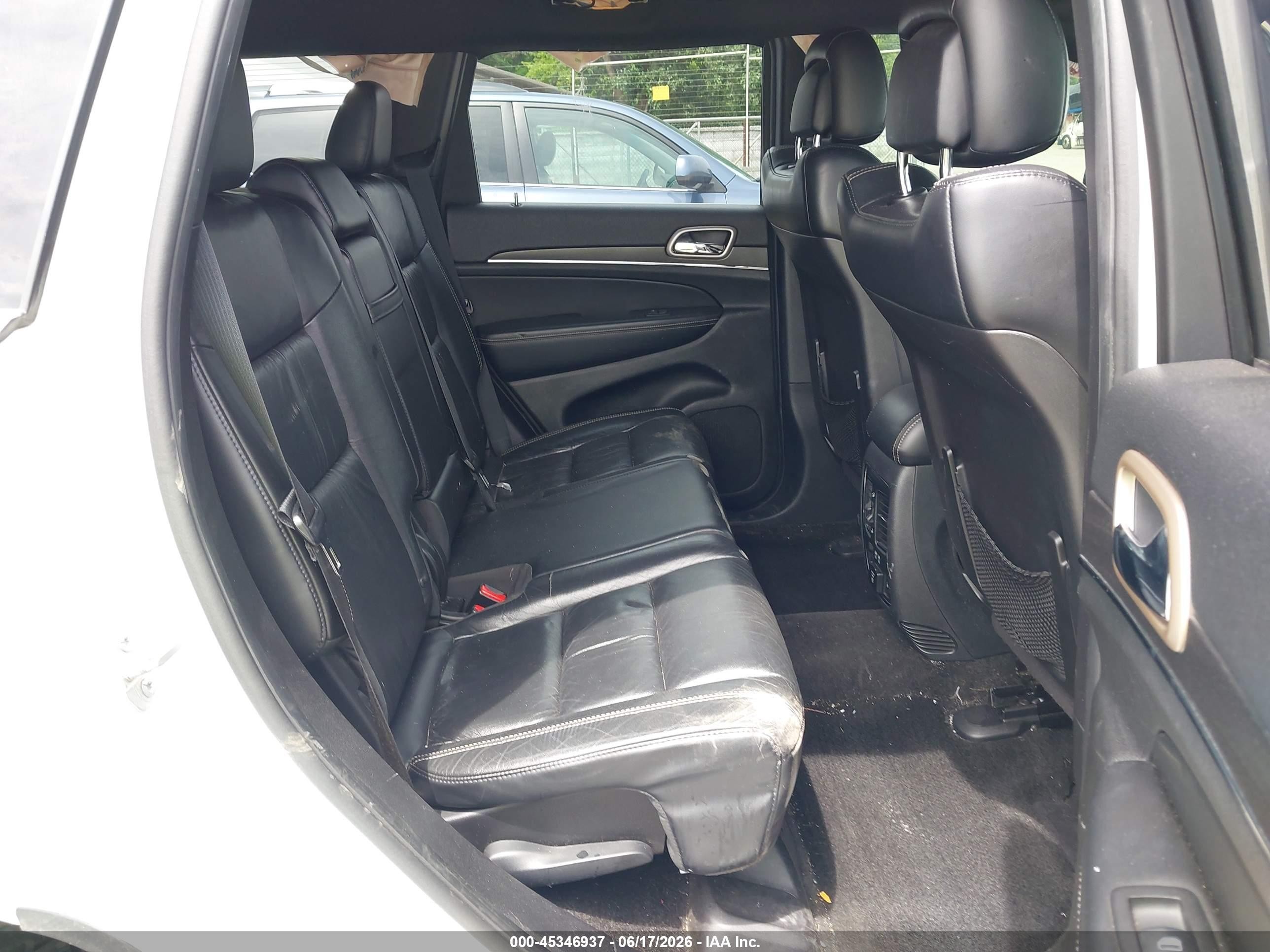 2015 Jeep Grand Cherokee Limited White vin: 1C4RJFBG8FC733552